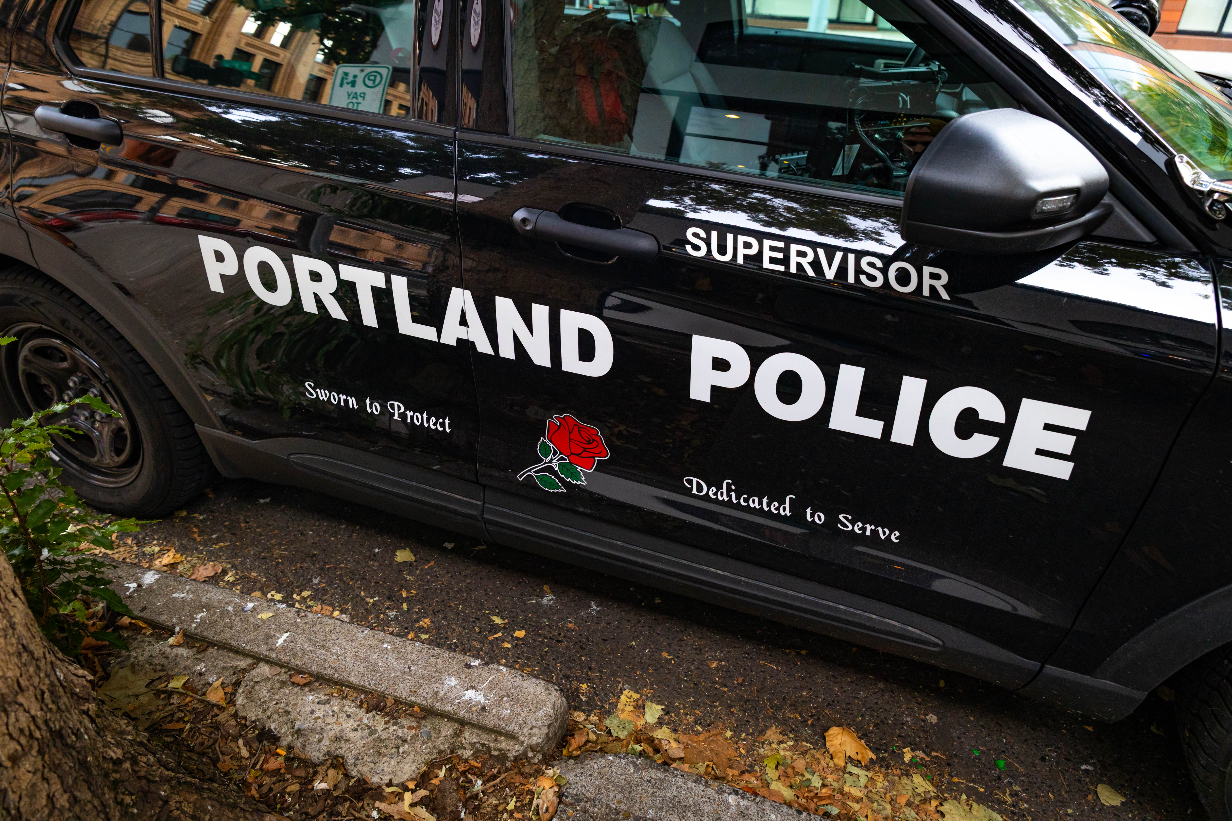 A Portland Police Bureau patrol car. | Source: Getty Images