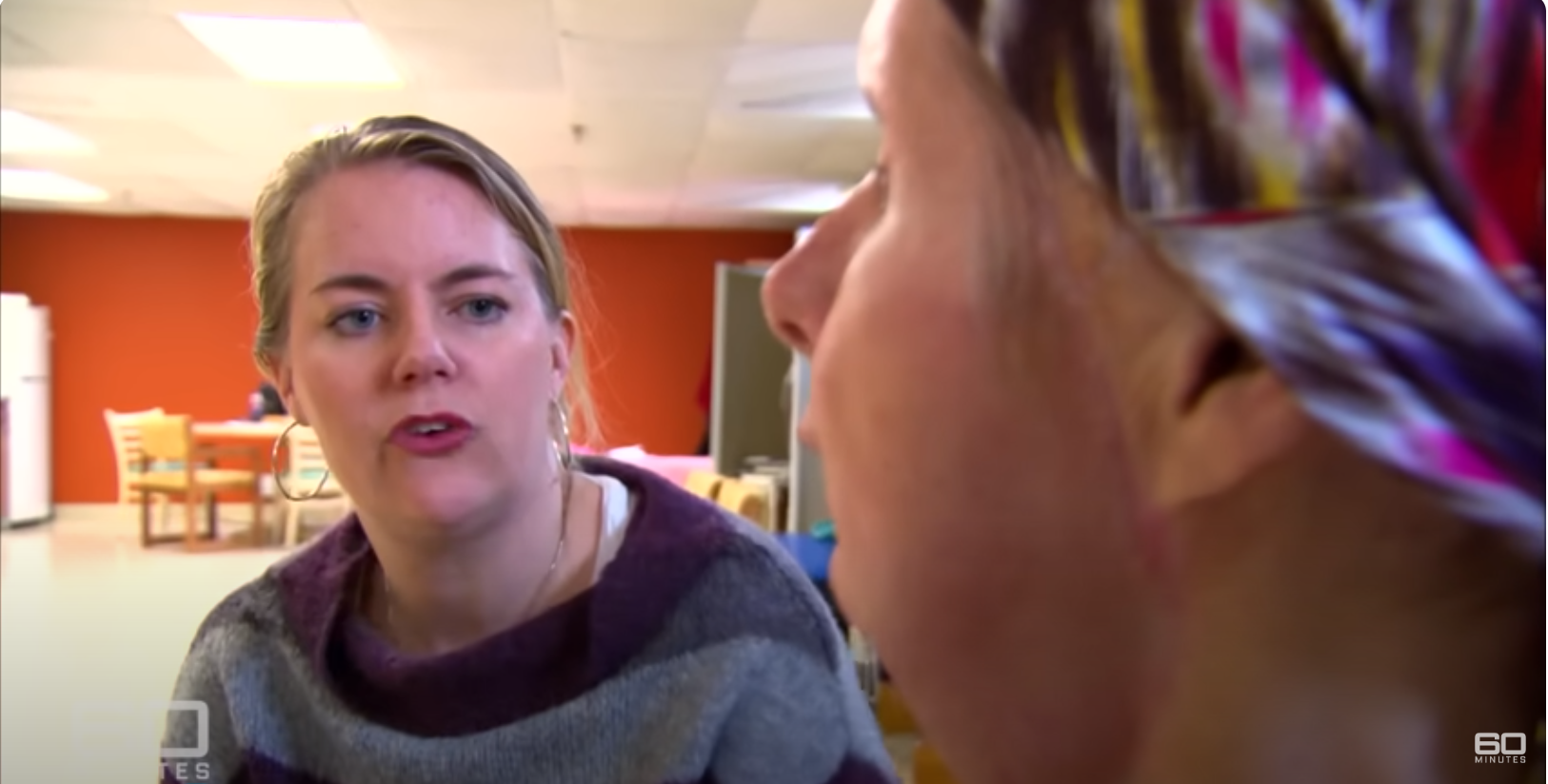 Charla Nash at a speech therapy session, dated June 11, 2025 | Source: YouTube/60MinutesAustralia