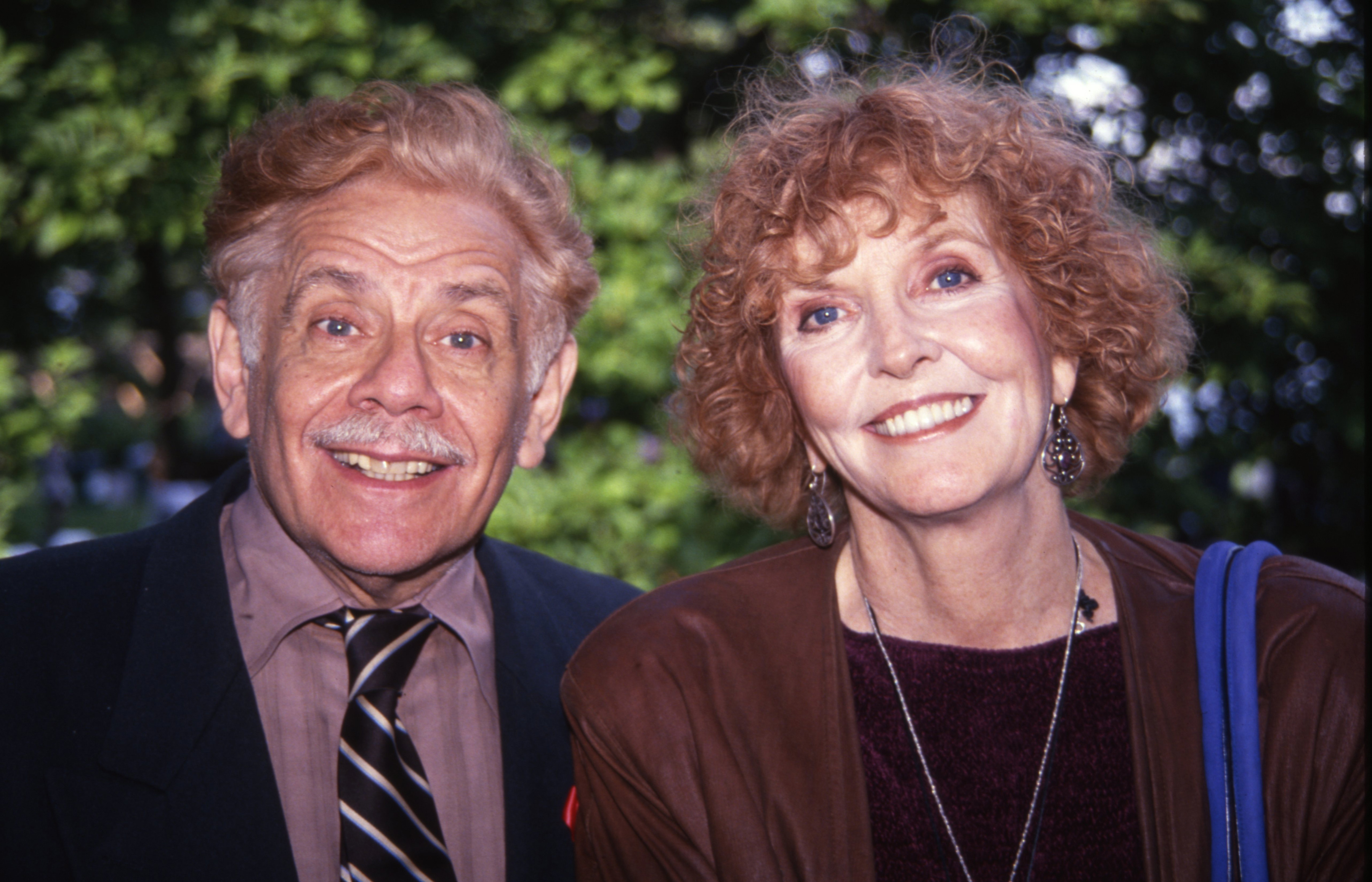 Jerry Stiller and Anne Meara attend a party at Gracie Mansion on June 1, 1993, in New York City | Source: Getty Images