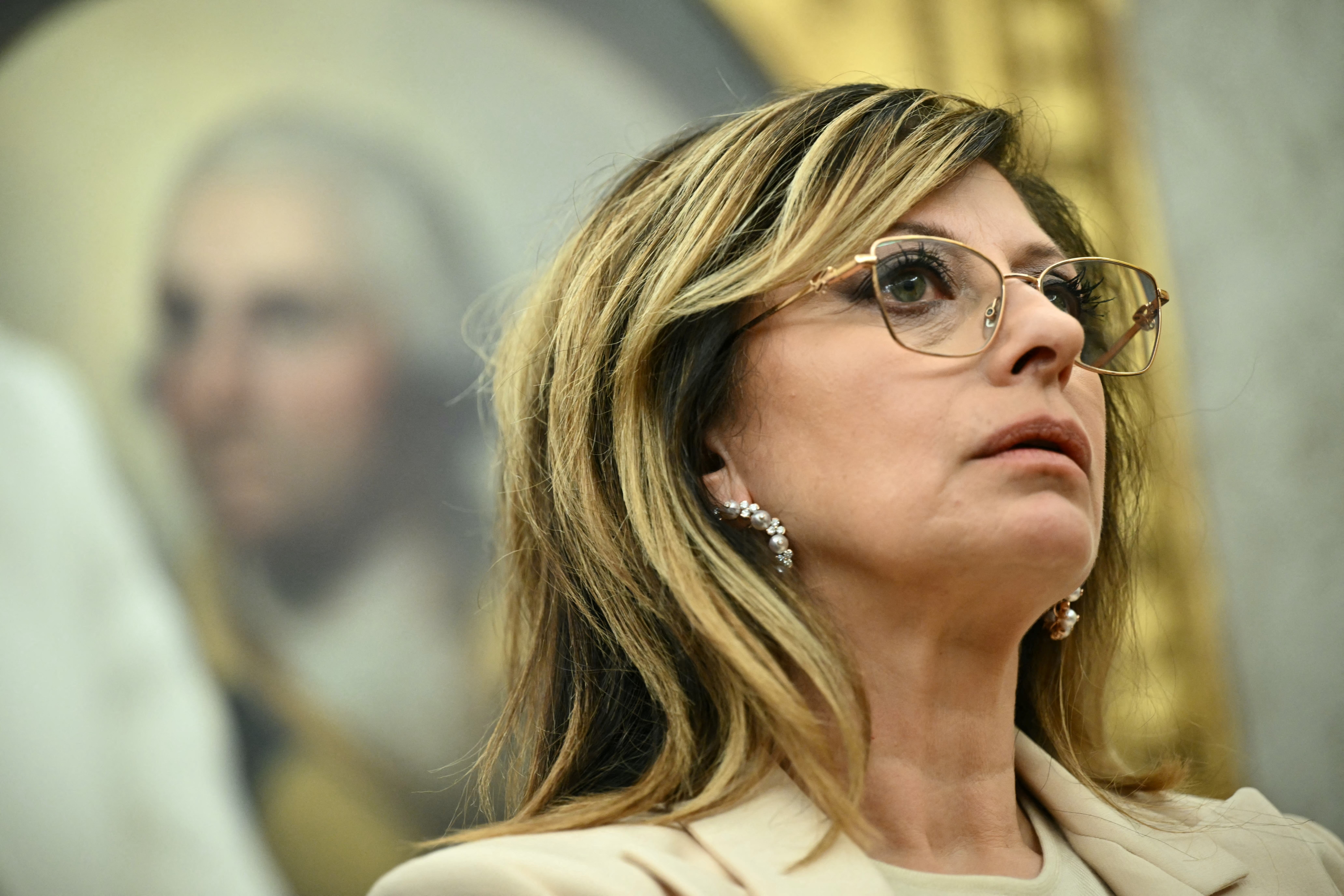 Bartiromo was inside the Oval Office as President Donald Trump signed executive orders in March 2025. Her access to the Trump White House later became directly relevant to reports about her Fox exit, with sources alleging that she sent senior administration officials a screenshot of confidential network guidance. | Source: Getty Images