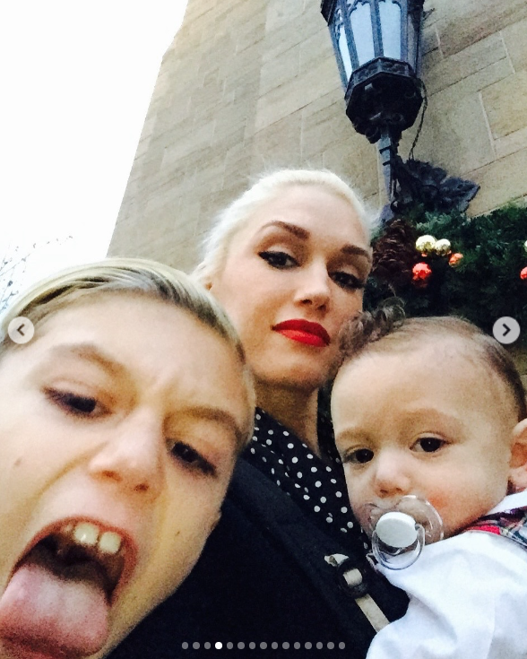 Gwen Stefani with her sons | Source: Instagram/gwenstefani
