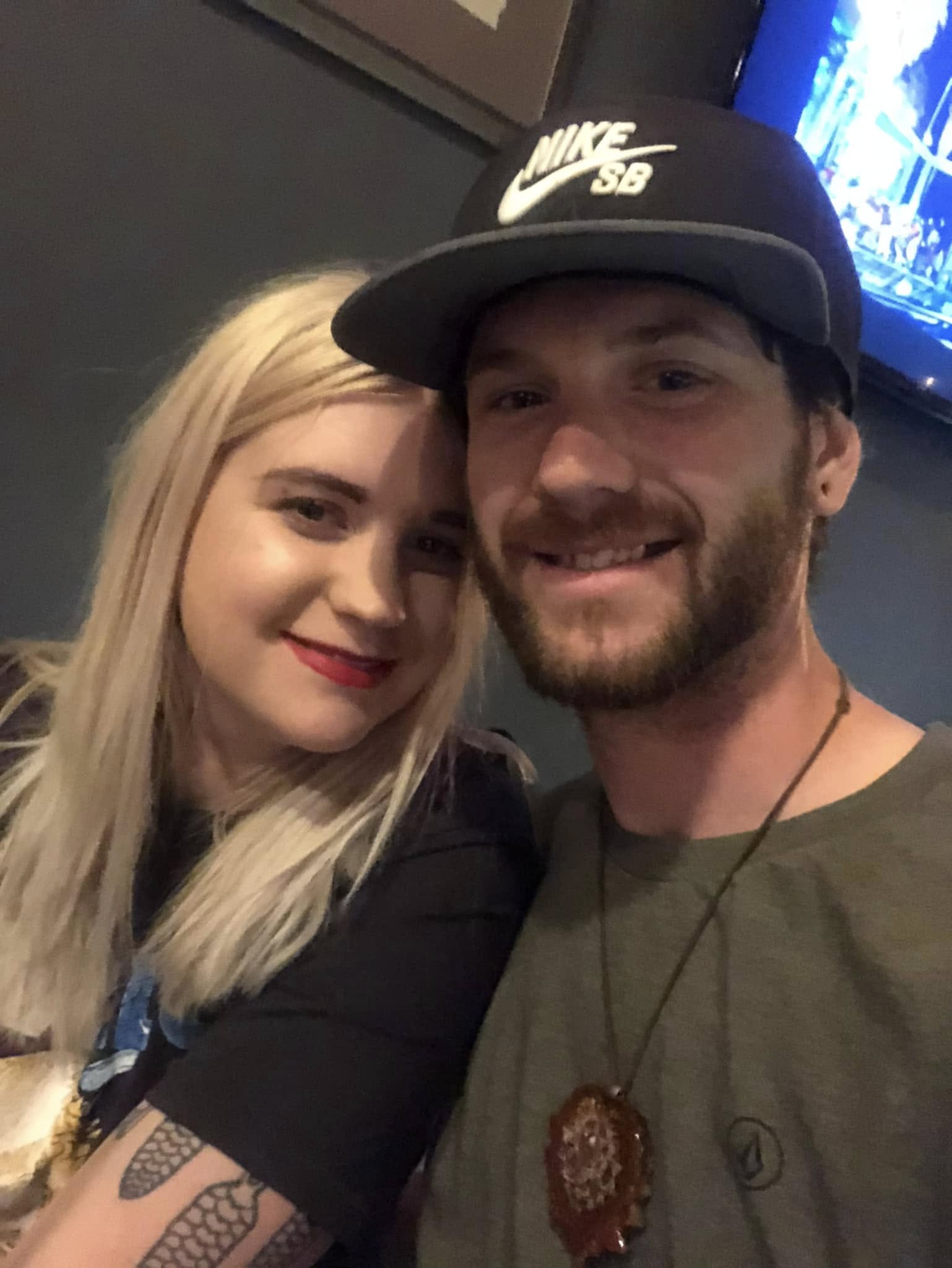 Kaylub Giamanco poses closely with his wife, Kelsey, in a tender selfie shared to social media. Born northeast of Sacramento in Placerville, Giamanco built his family life in Oregon, where he has lived for over 30 years as a devoted father and contractor. His mother, Kenda Freeman, noted that his deep love for his family drove him to be prepared to protect them, an instinct that surfaced immediately when danger threatened the local elementary school where his two children were enrolled. | Source: Facebook/Kaylub Giamanco