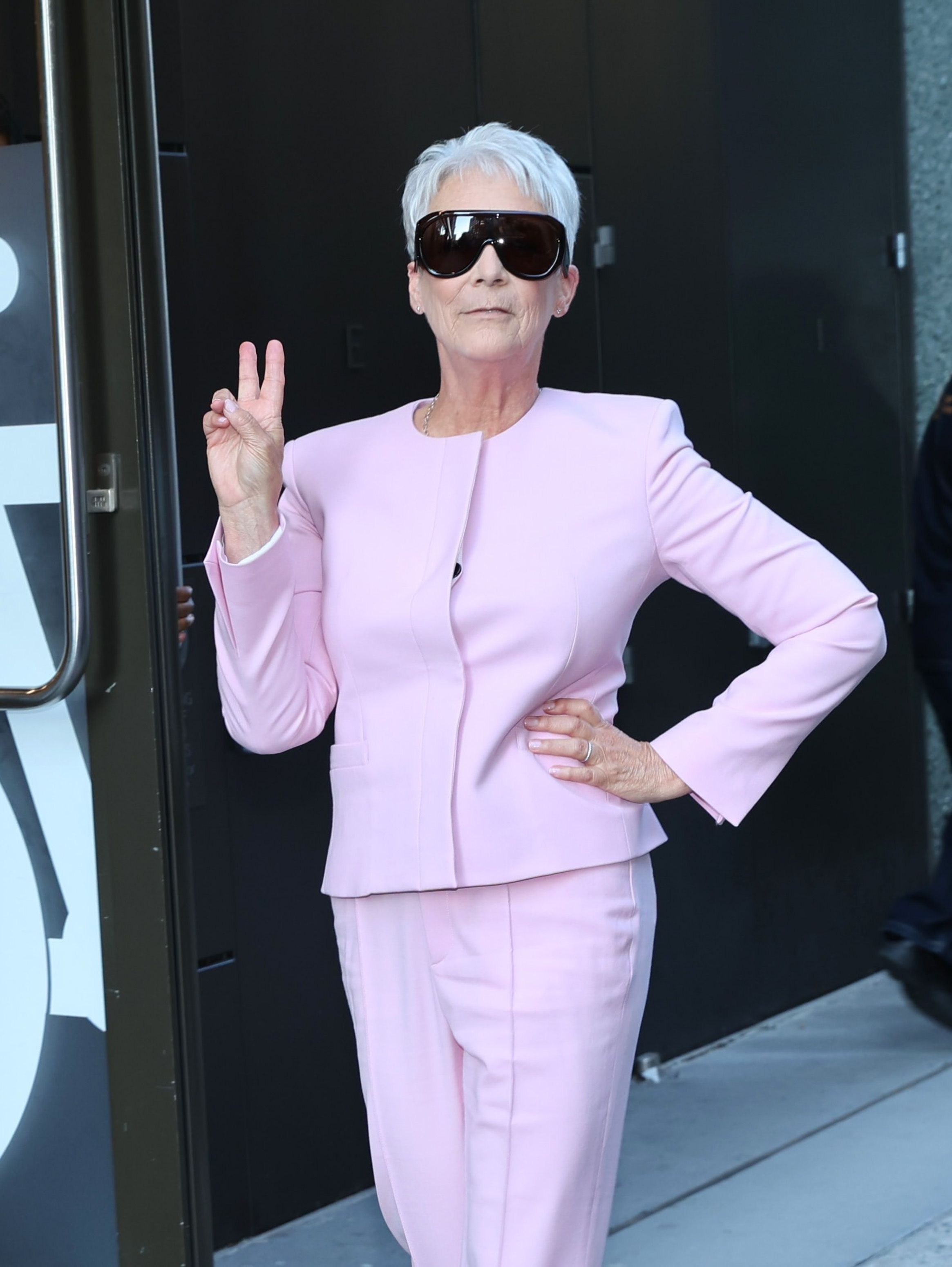 Jamie Lee Curtis is at "Good Morning America" in New York City on July 28, 2025 | Source: Getty Images