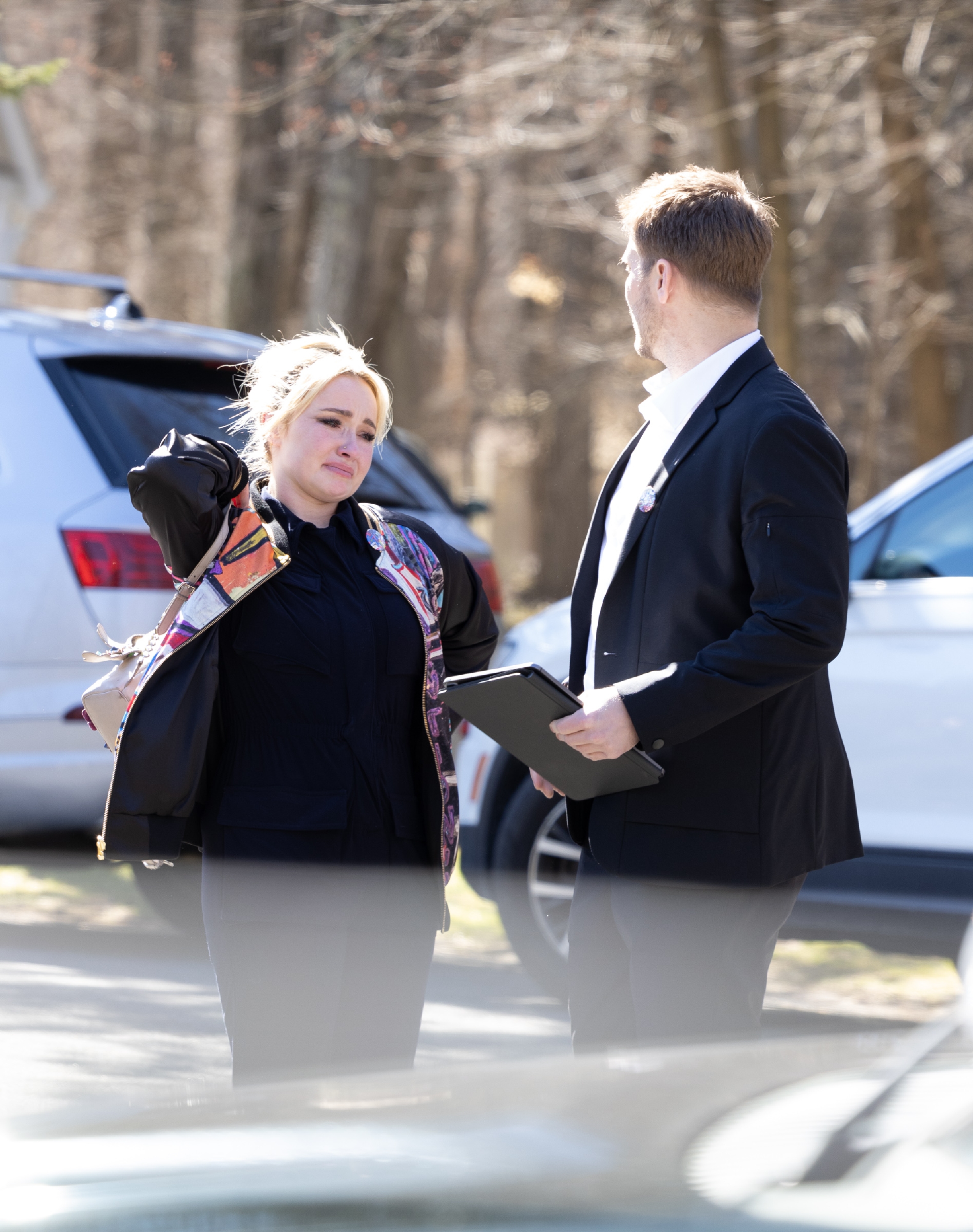Years before Brian Hickerson was photographed again following Hayden Panettiere’s death, he and Hayden were seen together at the March 2023 celebration of life for her younger brother, Jansen Panettiere, in Palisades, New York. Their appearance offered another glimpse into the on-and-off relationship that would later bring Brian back into the spotlight after Hayden's death. | Source: Getty Images