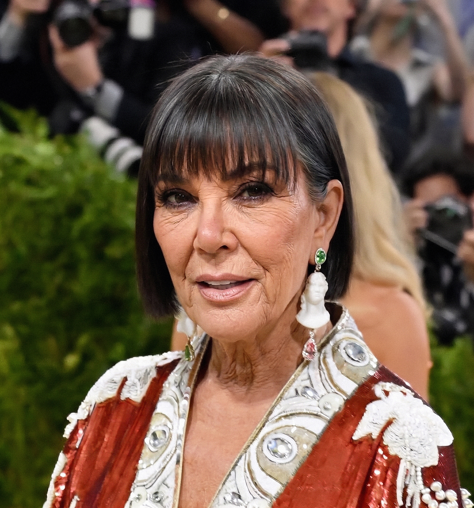 Kris appears with gray strands framing her face, while her expressive features and natural skin texture take center stage in this imagined version. | Source: Gemini