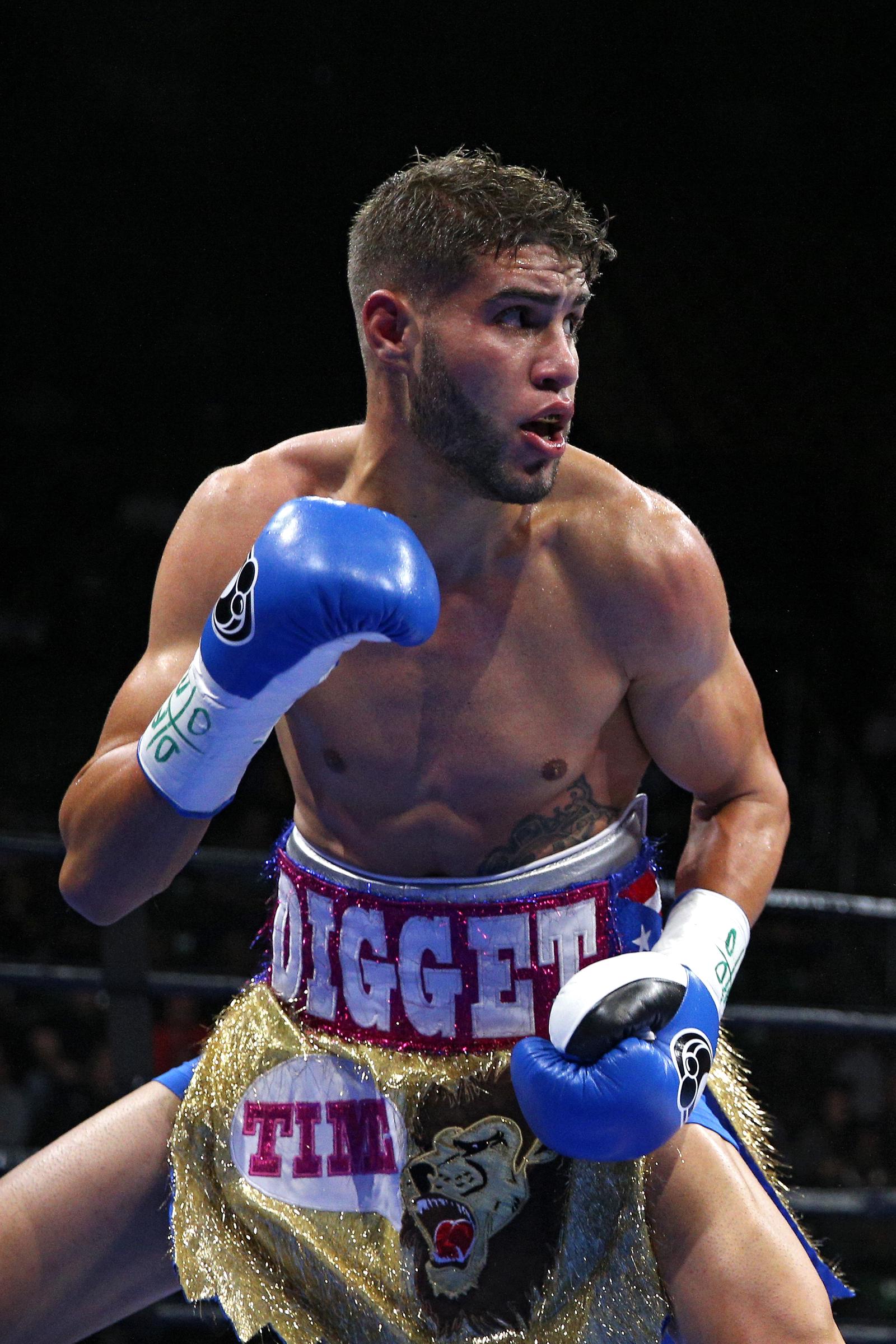 Prichard competes during the bout that became the final fight of his professional boxing career. | Source: Getty Images