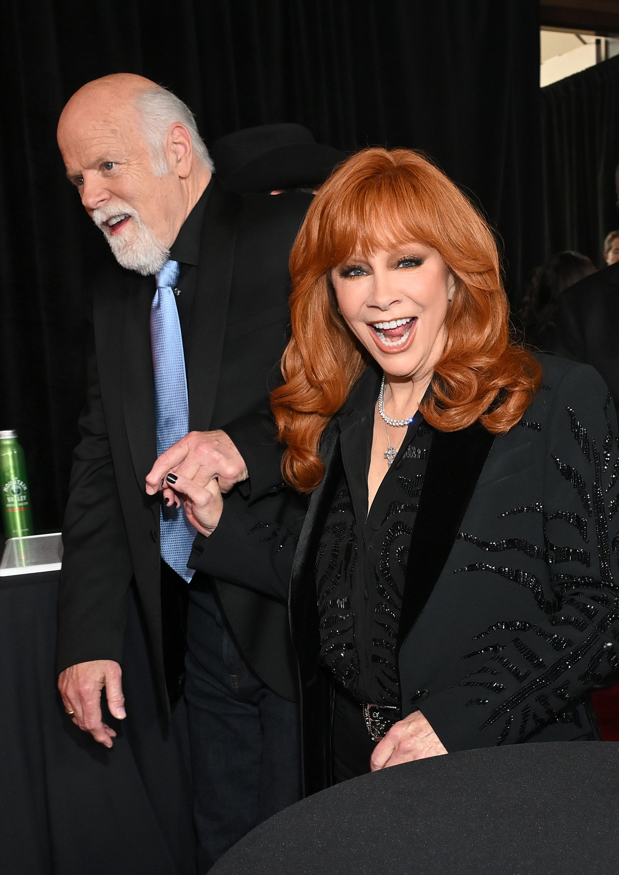 Rex Linn and Reba McEntire arrive at the the 60th Academy Of Country Music Awards held at the Ford Center at The Star on May 8, 2025, in Frisco, Texas | Source: Getty Images