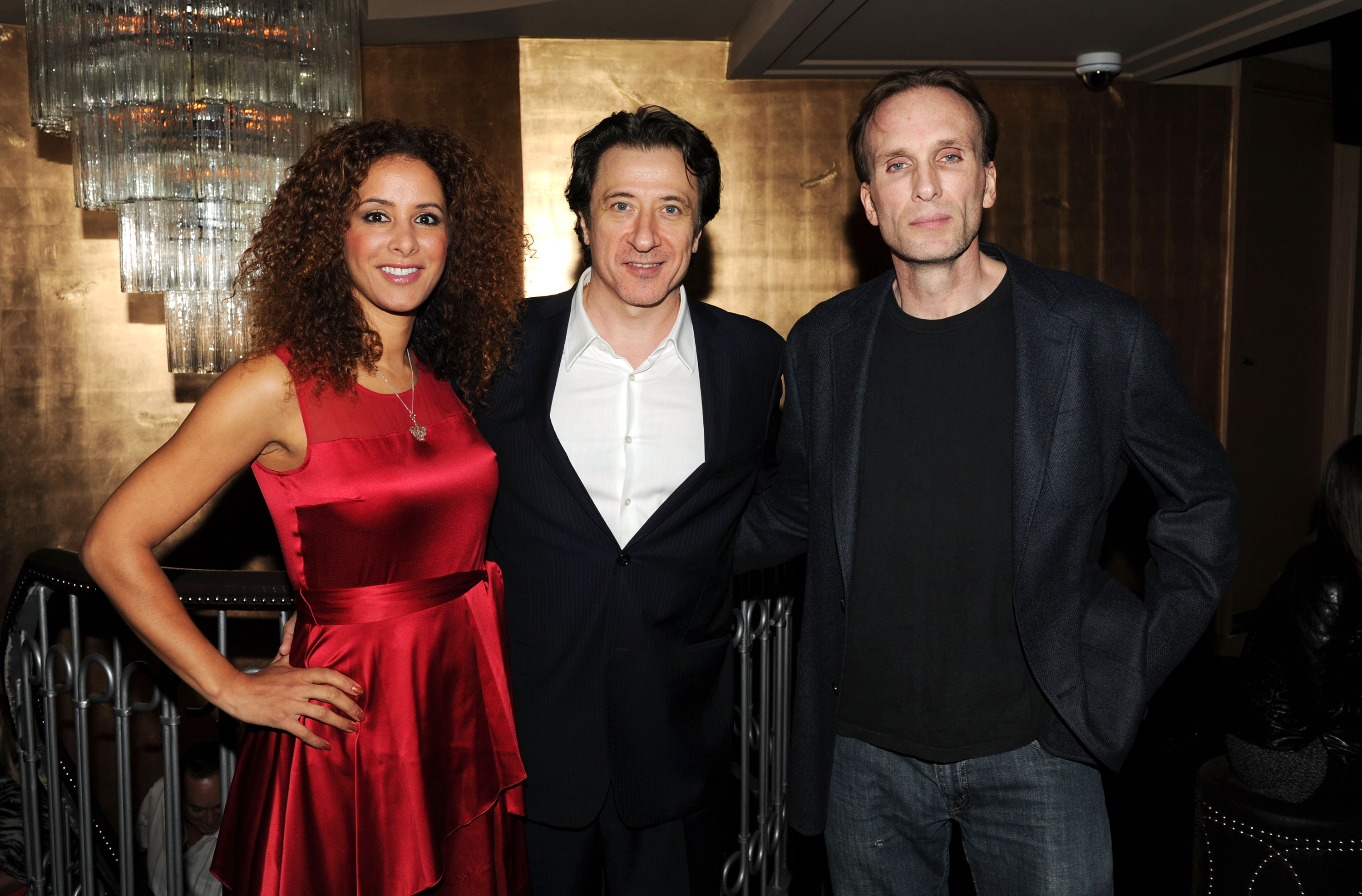 Yvonne Maria Schaefer, Federico Castelluccio, and Peter Greene during the "Keep Your Enemies Closer: Checkmate" screening after party at Noir NYC on October 1, 2012, in New York City | Source: Getty Images