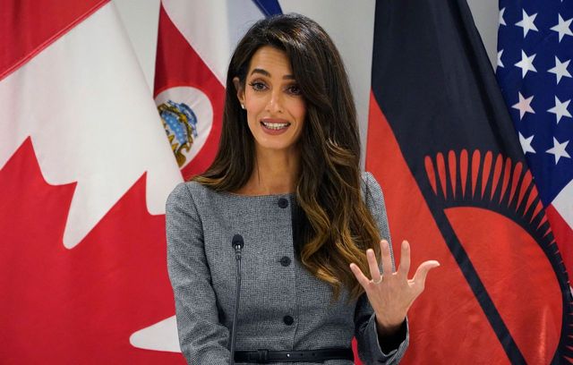 Amal Clooney at the High-Level Dialogue on the Declaration Against Arbitrary Detention on State-to-State Relations in New York City on July 5, 2024 | Source: Getty Images