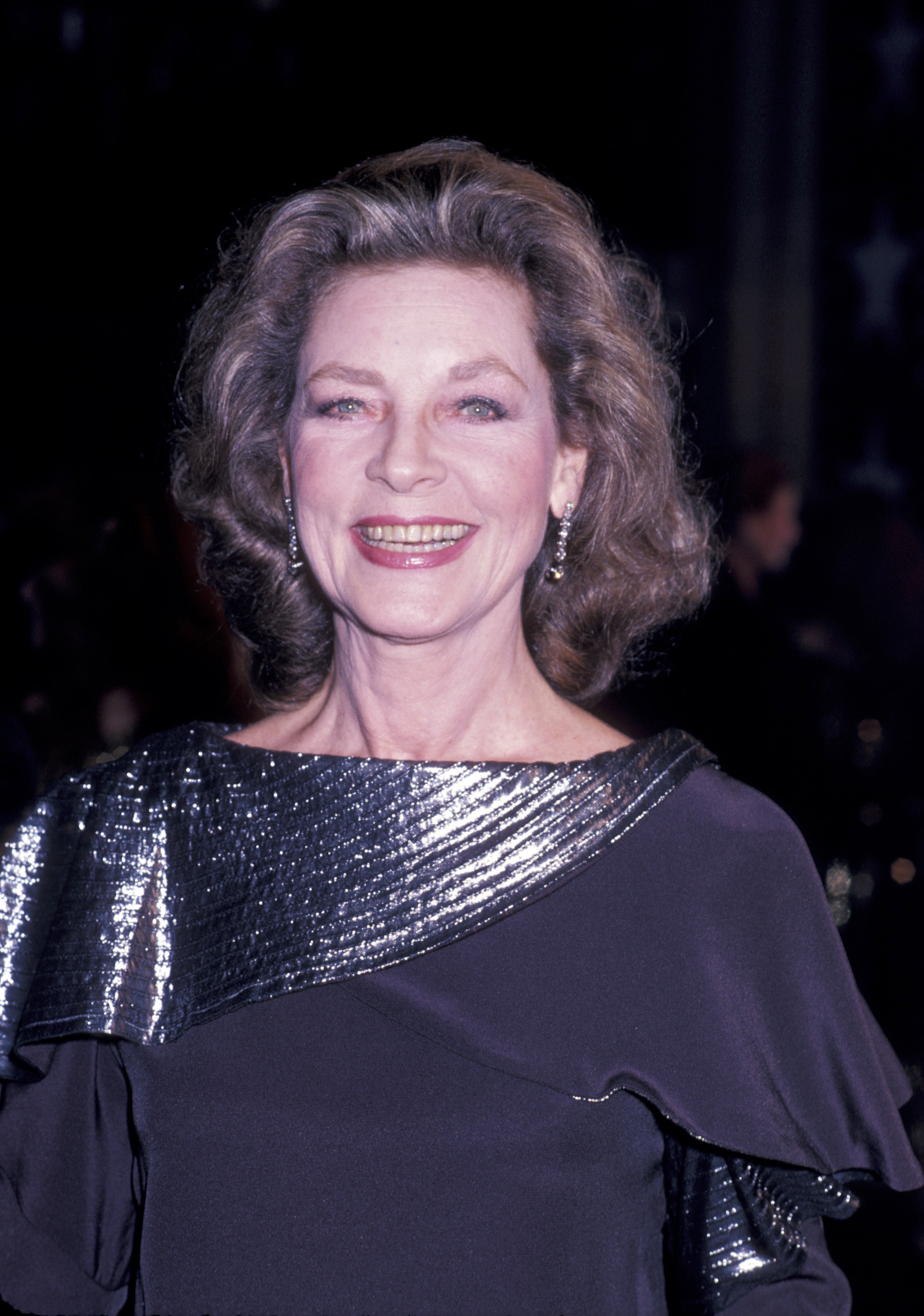 Lauren Bacall at an American Film Institute gala in Beverly Hills, photographed during a formal evening event | Source: Getty Images