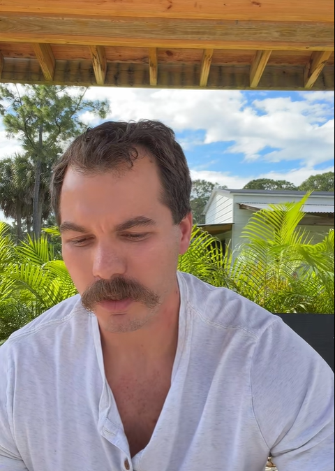 Austin Bradshaw talks about his wife, Kaelin, as seen in a video post dated October 27, 2025. | Source: TikTok/kaebradshaww