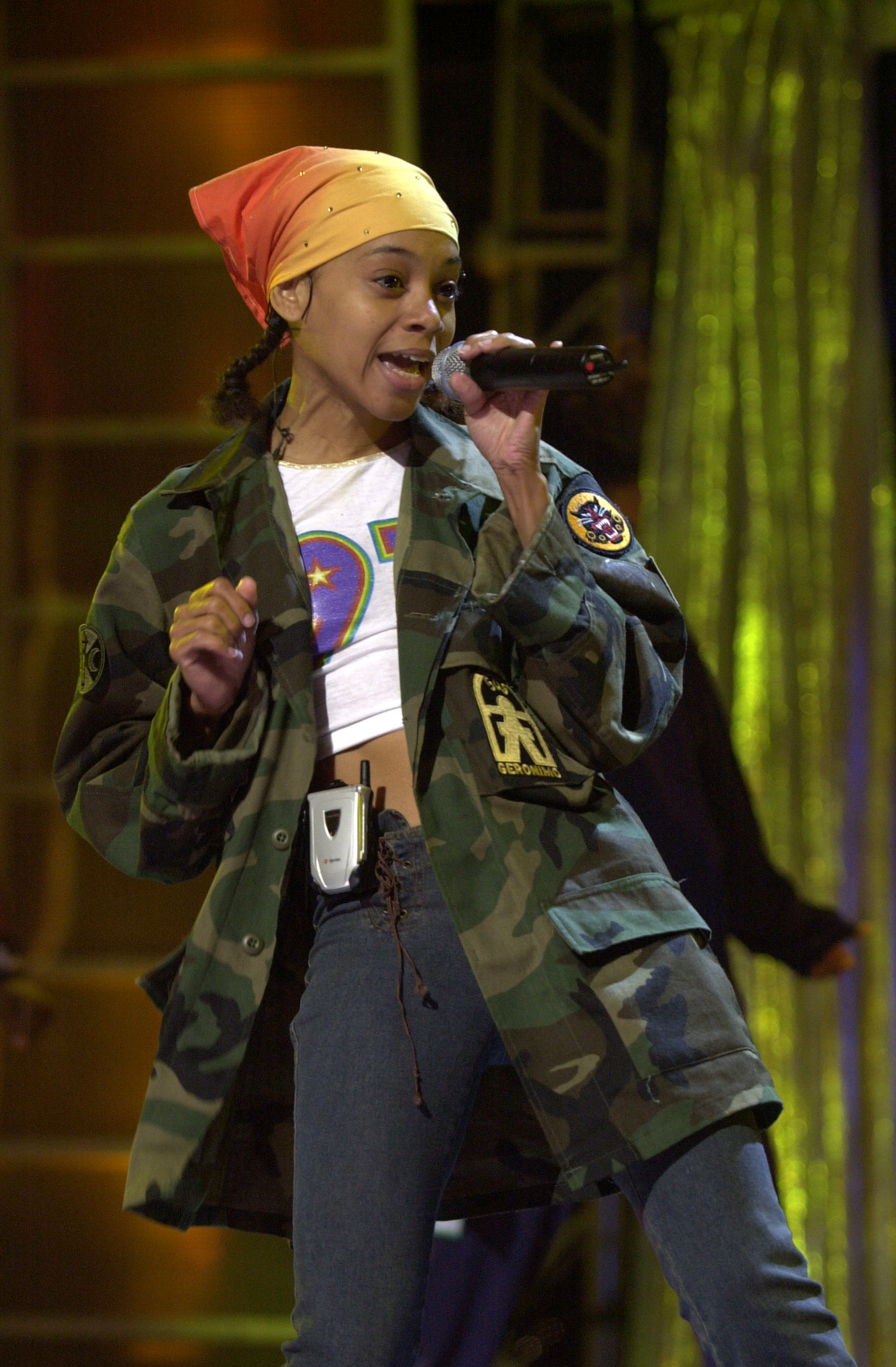 Lisa Lopes performs at rehearsals during MTV20 on August 1, 2001 | Source: Getty Images