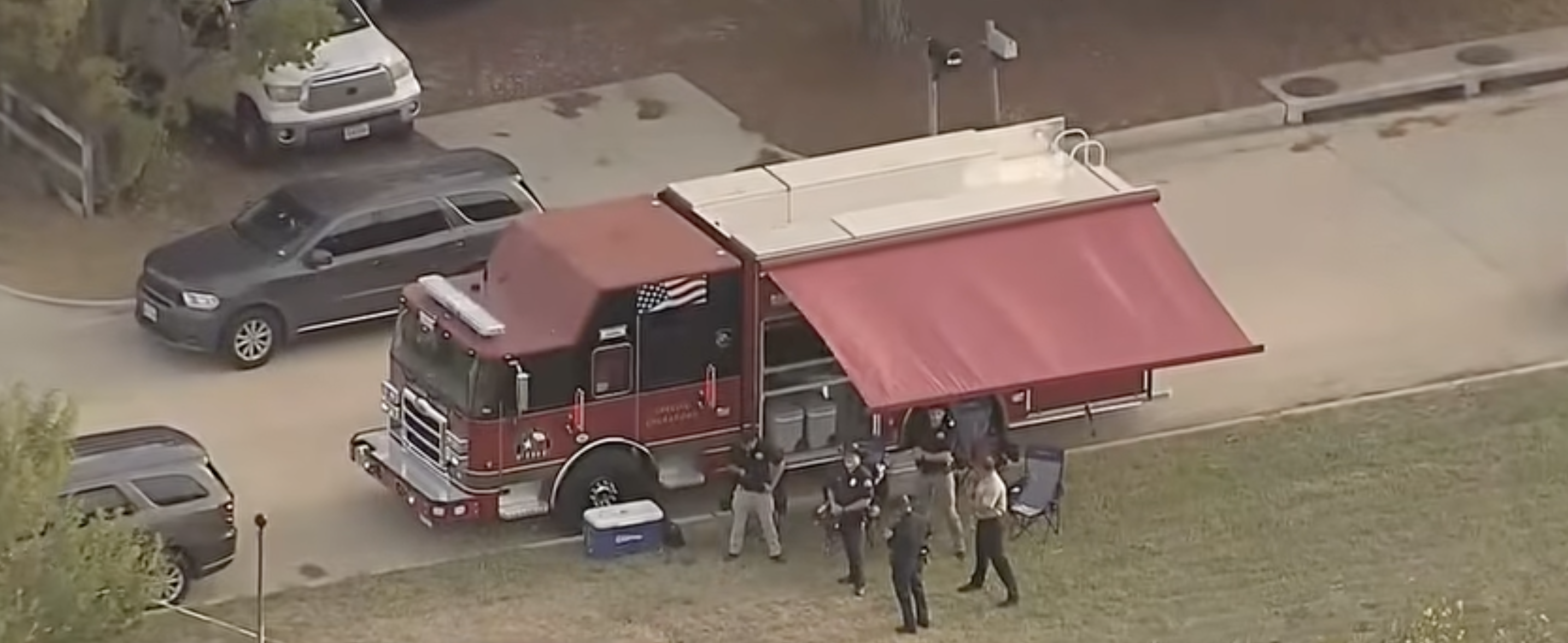 Police issued the family-relationship update at 12:15 p.m.; the formal identification update followed at 10:45 a.m. the next day. | Source: CBS TEXAS