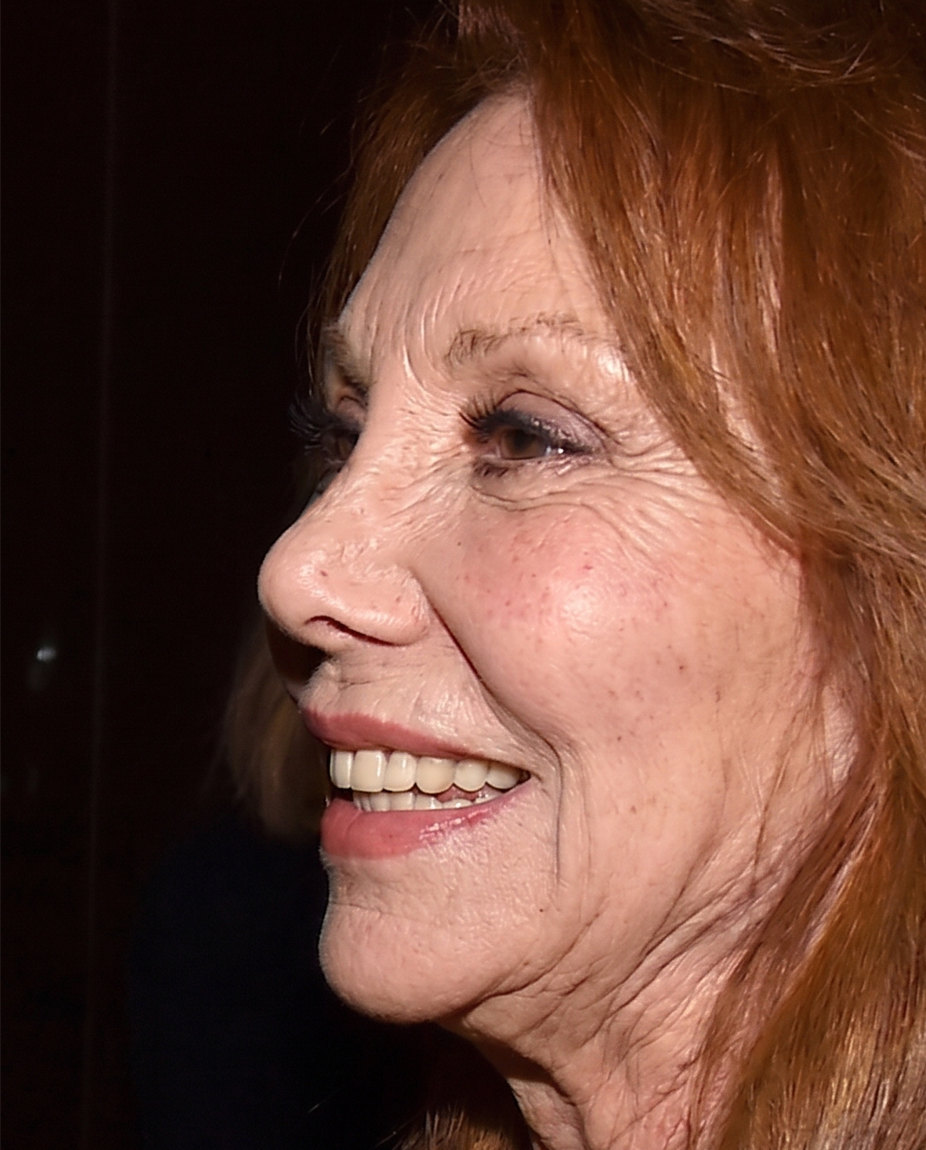 Marlo Thomas smiles in a close-up AI-generated profile portrait imagining how the actress might look without rumored cosmetic enhancements. | Source: Nano Banana
