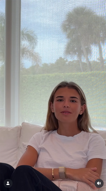 Kai Trump appears on camera during the emotional video in which she discusses her mother’s breast cancer journey and the importance of early detection. | Source: Instagram/kaitrump