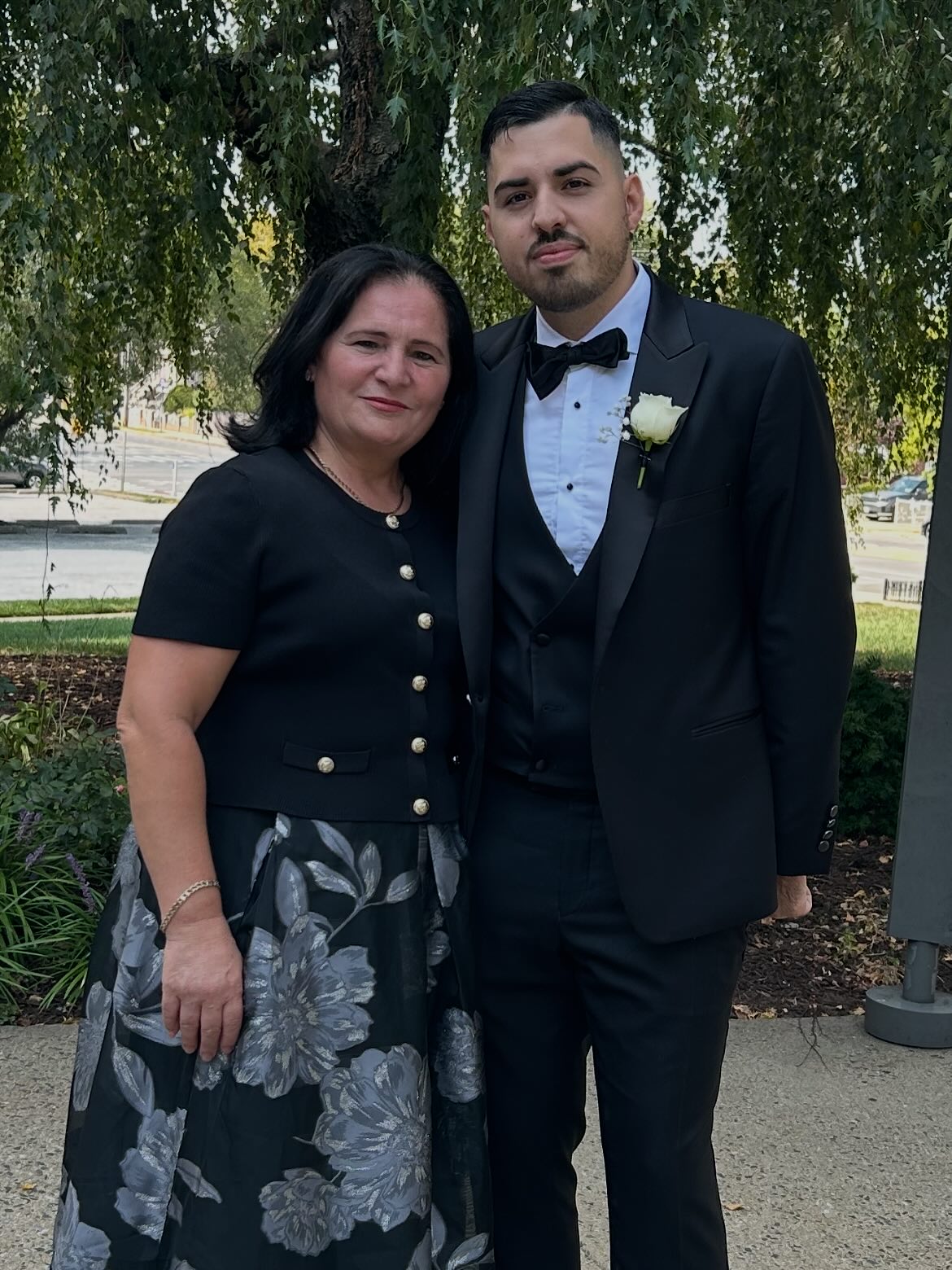 Donike Gocaj and her son in a photo from September 14 2025 | Source: Facebook/Donika Gocaj