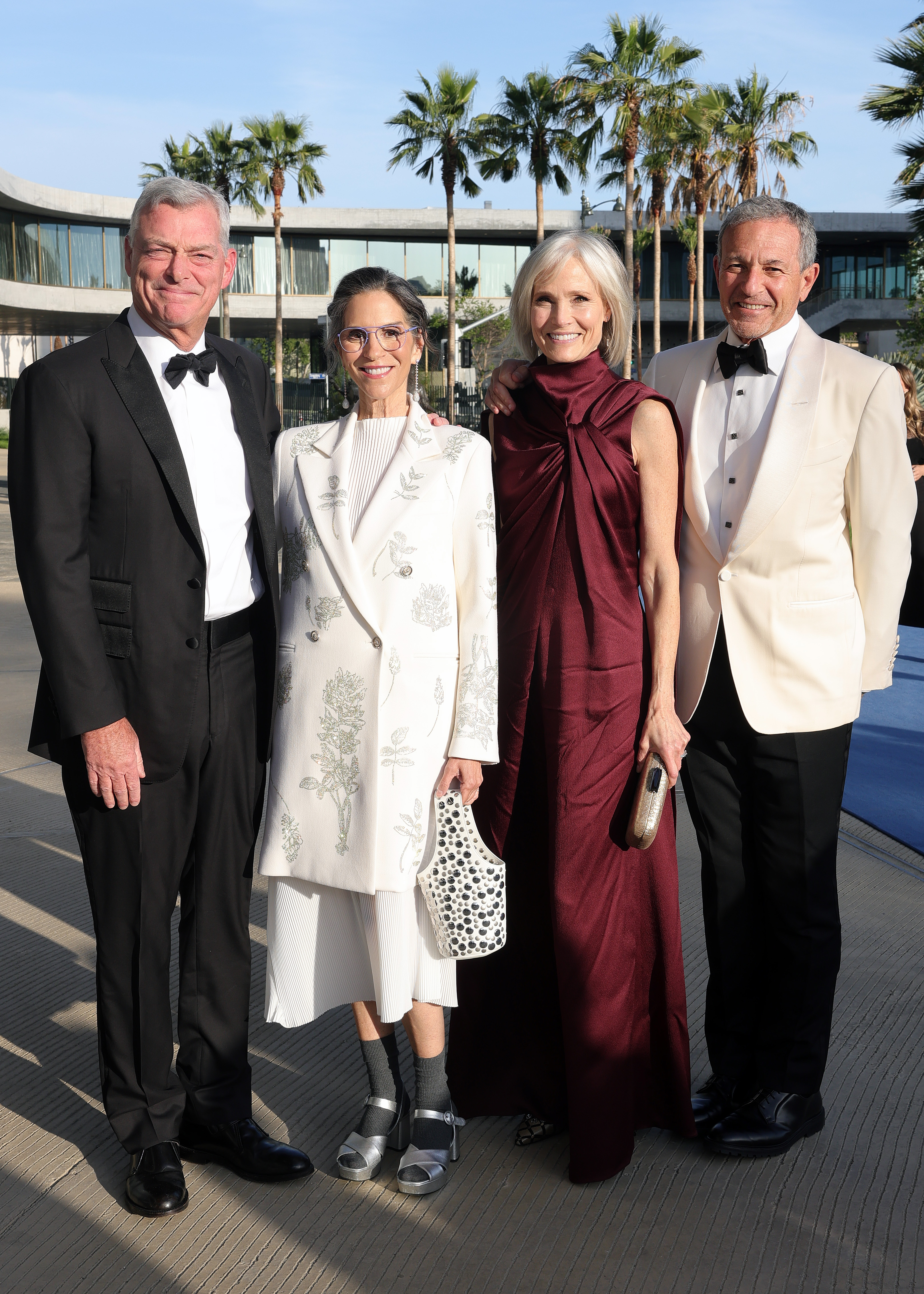 Antony Ressler, Jami Gertz, Willow Bay, and Bob Iger pictured at the Los Angeles County Museum of Art on April 16, 2026 | Source: Getty Images