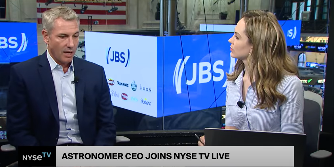 Astronomer CEO Andy Byron in an interview with NYSE TV Live, from a YouTube post dated June 25, 2025 | Source: YouTube/NYSETV
