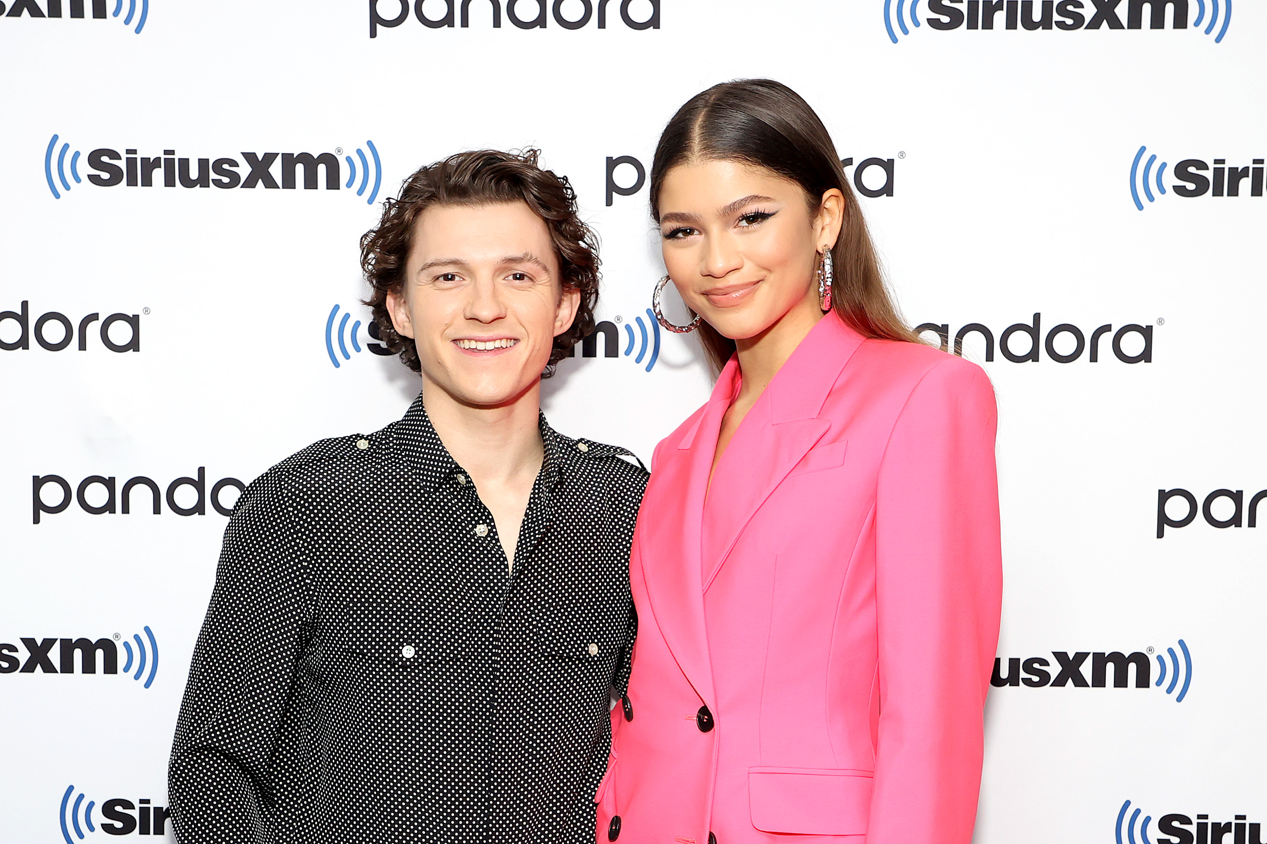 Tom Holland and Zendaya at SiriusXM's Town Hall in New York City on December 10, 2021 | Source: Getty Images