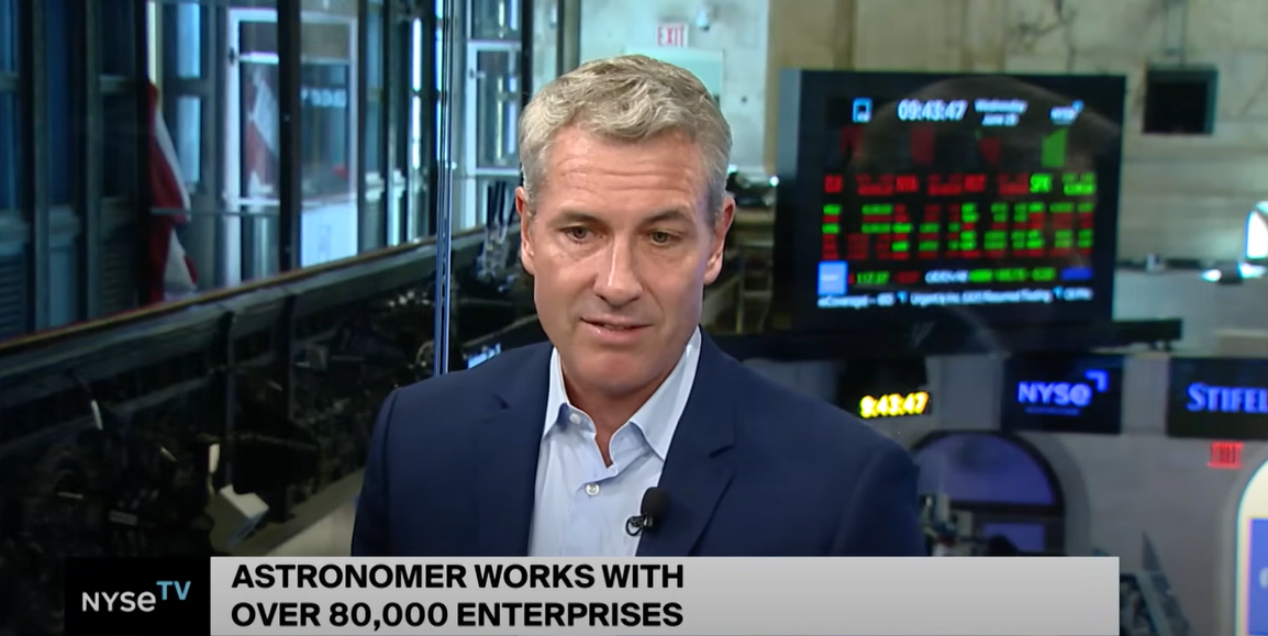 Andy Byron talks about the many enterprises he works with during an interview, from a YouTube post dated June 25, 2025 | Source: YouTube/NYSETV