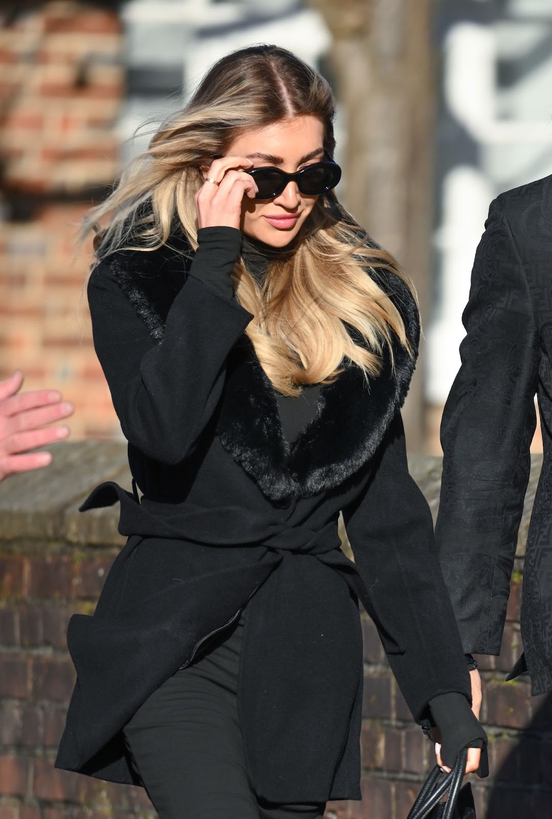 Kate Cassidy photographed at Liam Payne's funeral in 2024 | Source: Getty Images