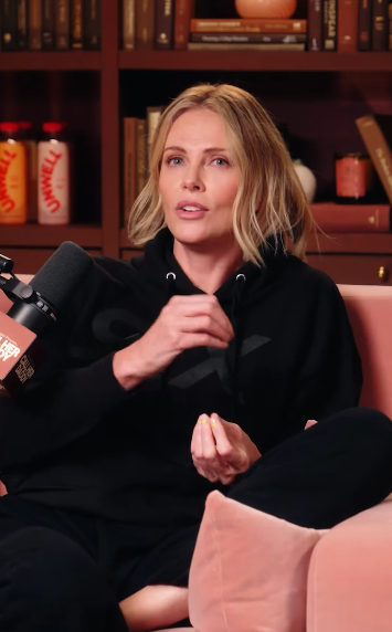 Charlize Theron on the "Call Her Daddy" podcast episode teaser, dated July 1, 2025 | Source: Instagram/callherdaddy