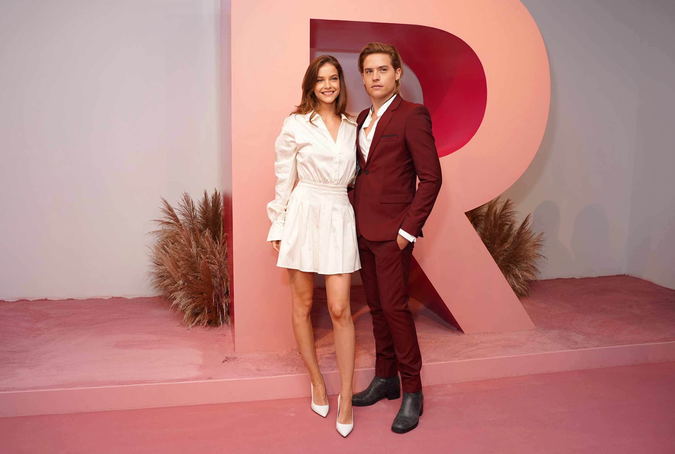 Barbara Palvin and Dylan Sprouse at the Revolve Gallery NYFW Presentation And Pop-up in New York City on September 9, 2021. | Source: Getty Images