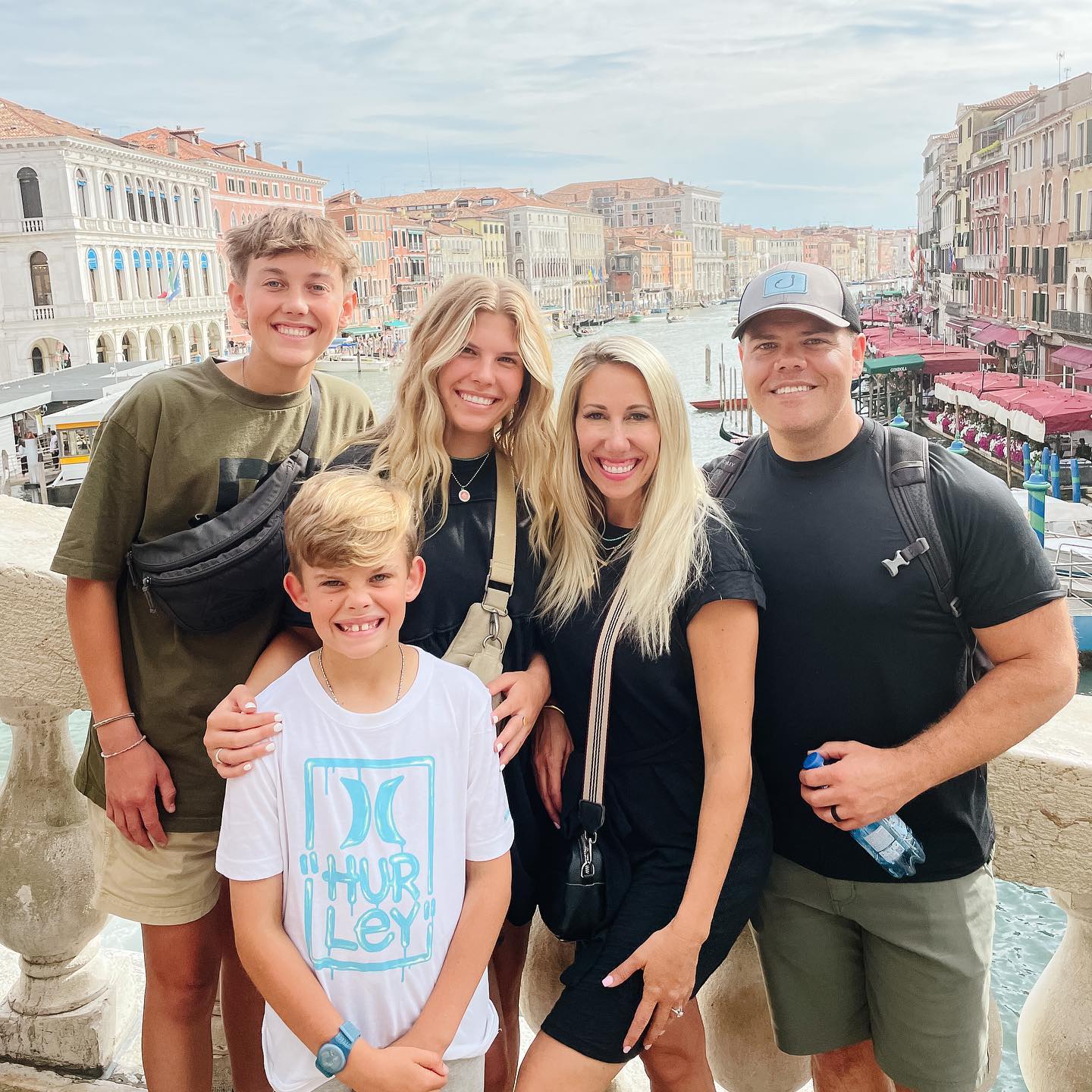 The Italian getaway brought together all five members of Jeremy's immediate family for a memorable vacation. Years after his missionary service near Venice, Jeremy returned to the region with his wife and children. | Source: Instagram/melisaosmond
