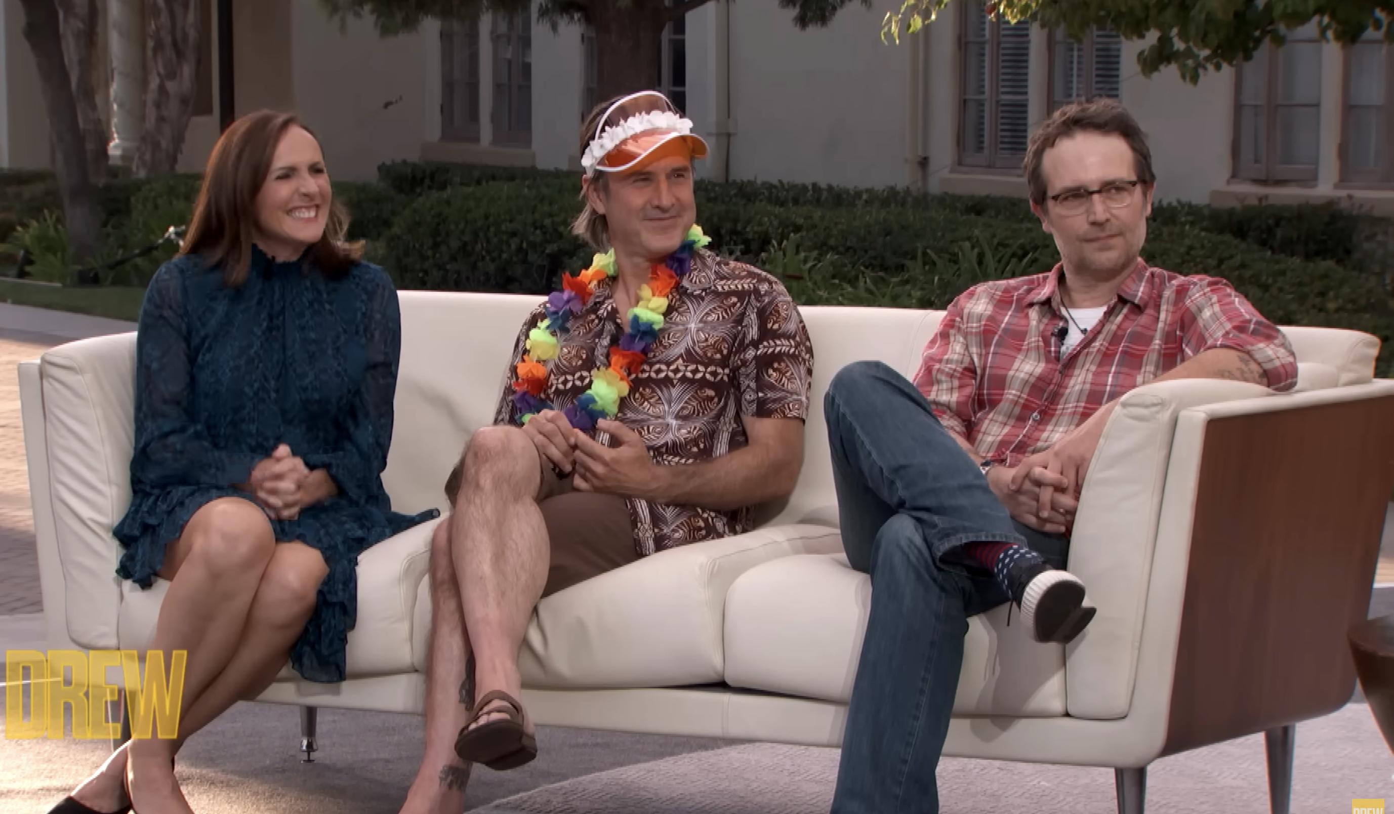 Molly Shannon, David Arquette, and Michael Vartan reminisce and share never-before-heard stories from shooting the beloved film on "The Drew Barrymore Show." From a post dated September 14, 2021. Source: Youtube/@TheDrewBarrymoreShow