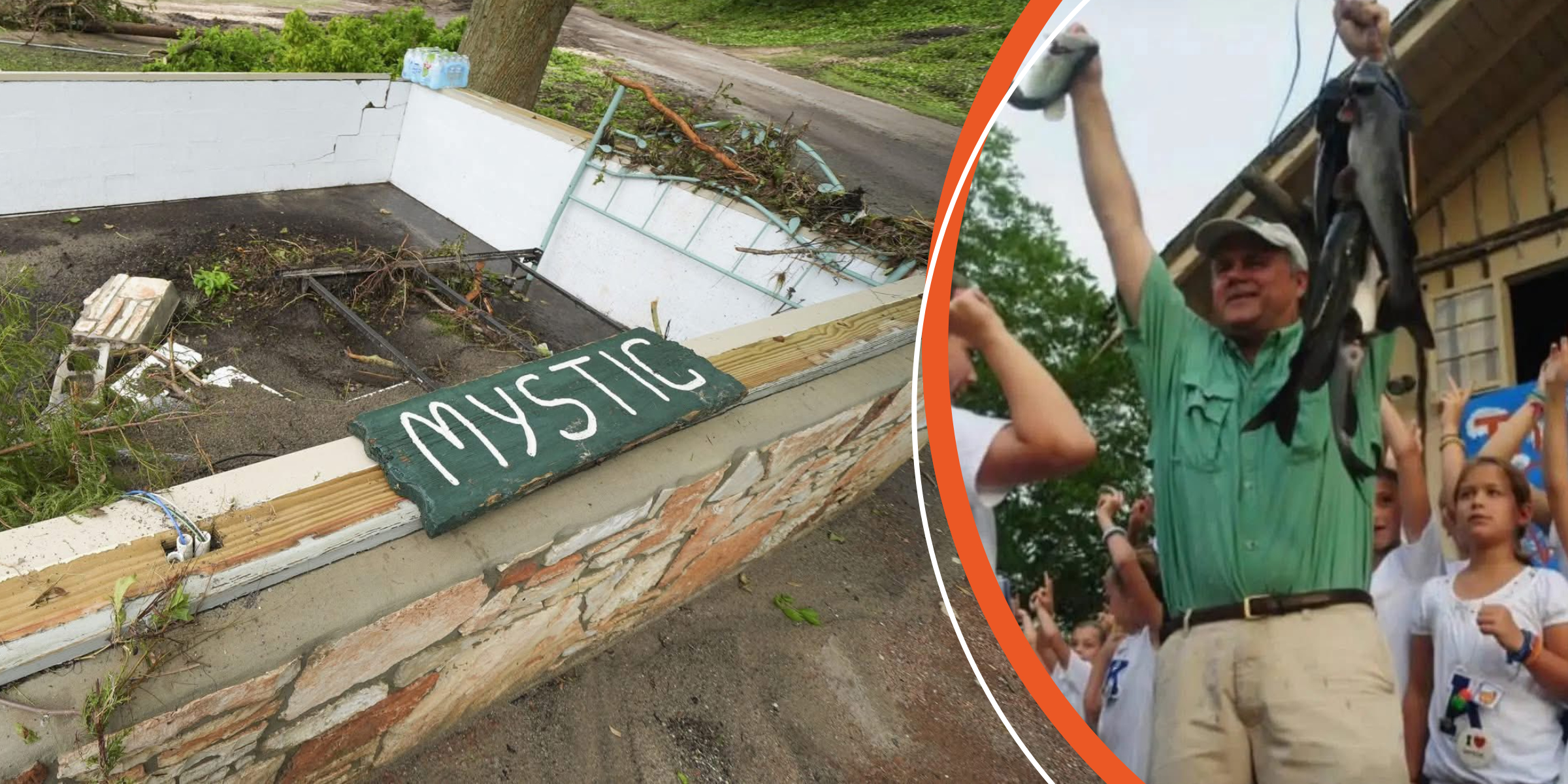 The damaged Camp Mystic | Richard "Dick" Eastland | Source: Facebook/kaitlynrossjournalist