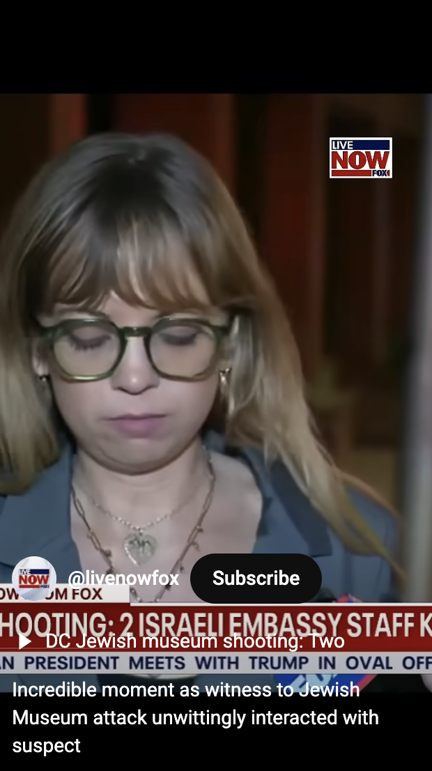Jojo Kalin, board member of the American Jewish Committee, shares her thoughts and grief on the shooting, as seen in a video dated May 22, 2025 | Source: YouTube/livenowfox