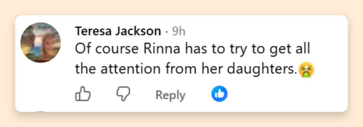 The discussion took a more personal turn, with some viewers questioning where the spotlight was falling. | Source: Facebook/Virtual Reali-Tea