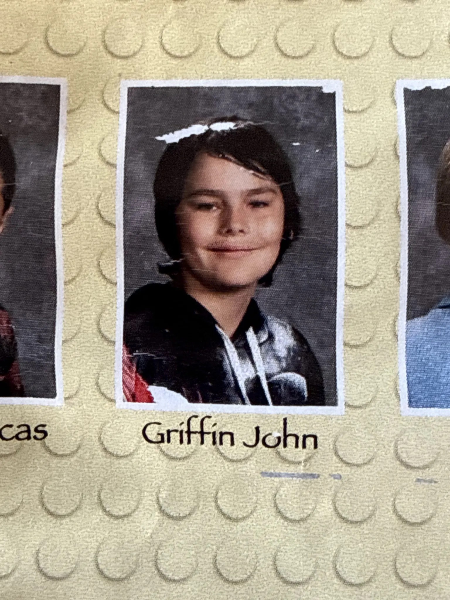 The school yearbook listed him as Griffin John, while authorities later identified the 16-year-old shooter as Griffin J. John II. | Source: Silver Rail Elementary year book