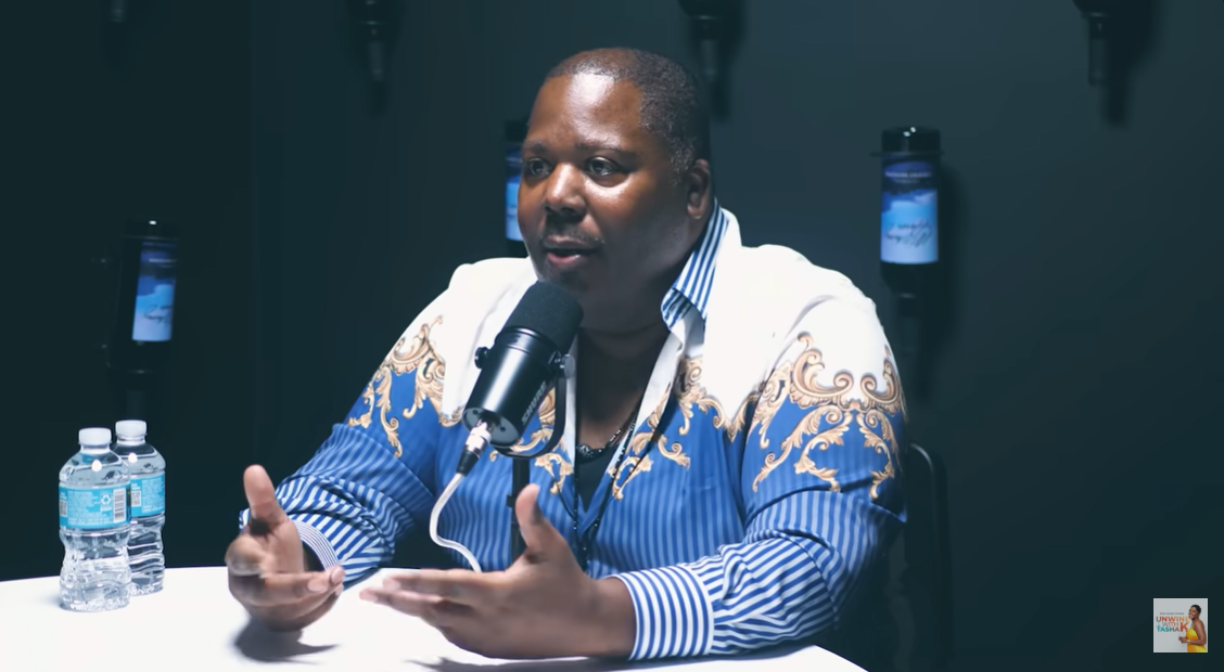 Bilaal Salaam shares his story in an interview on "UNWINE WITH TASHA K," as posted on November 14, 2023 | Source: YouTube/unwinewithtashak