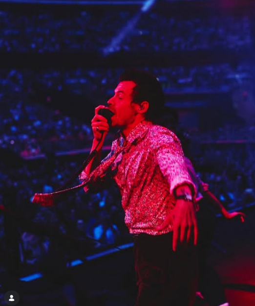 Both Harry Styles and Taylor Swift have moved on with their lives, romantically and professionally. Here's a photo of Harry during one of his concerts at Wembeley Stadium posted on the same night of the wedding. | Source: Instagram/harrystyles
