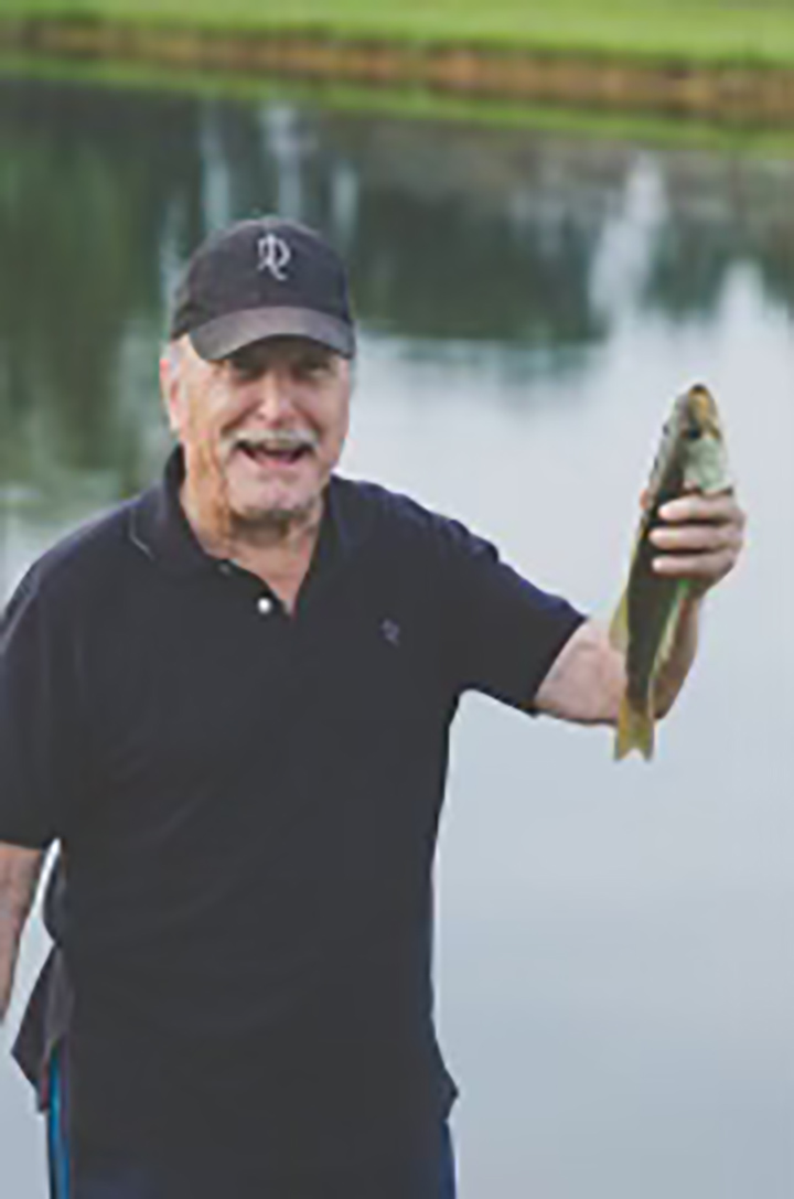 Robert Duvall proudly showing off a fish he caught, posted on January 5, 2024. | Source: Facebook/Robert Duvall