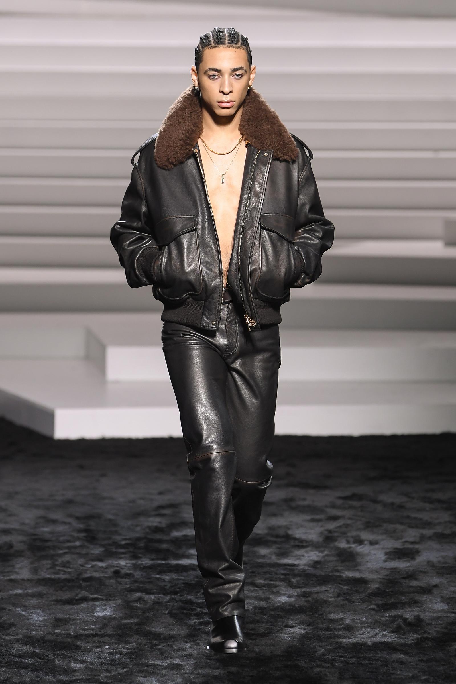 Julez Smith on the runway at Versace RTW Fall 2024 | Source: Getty Images