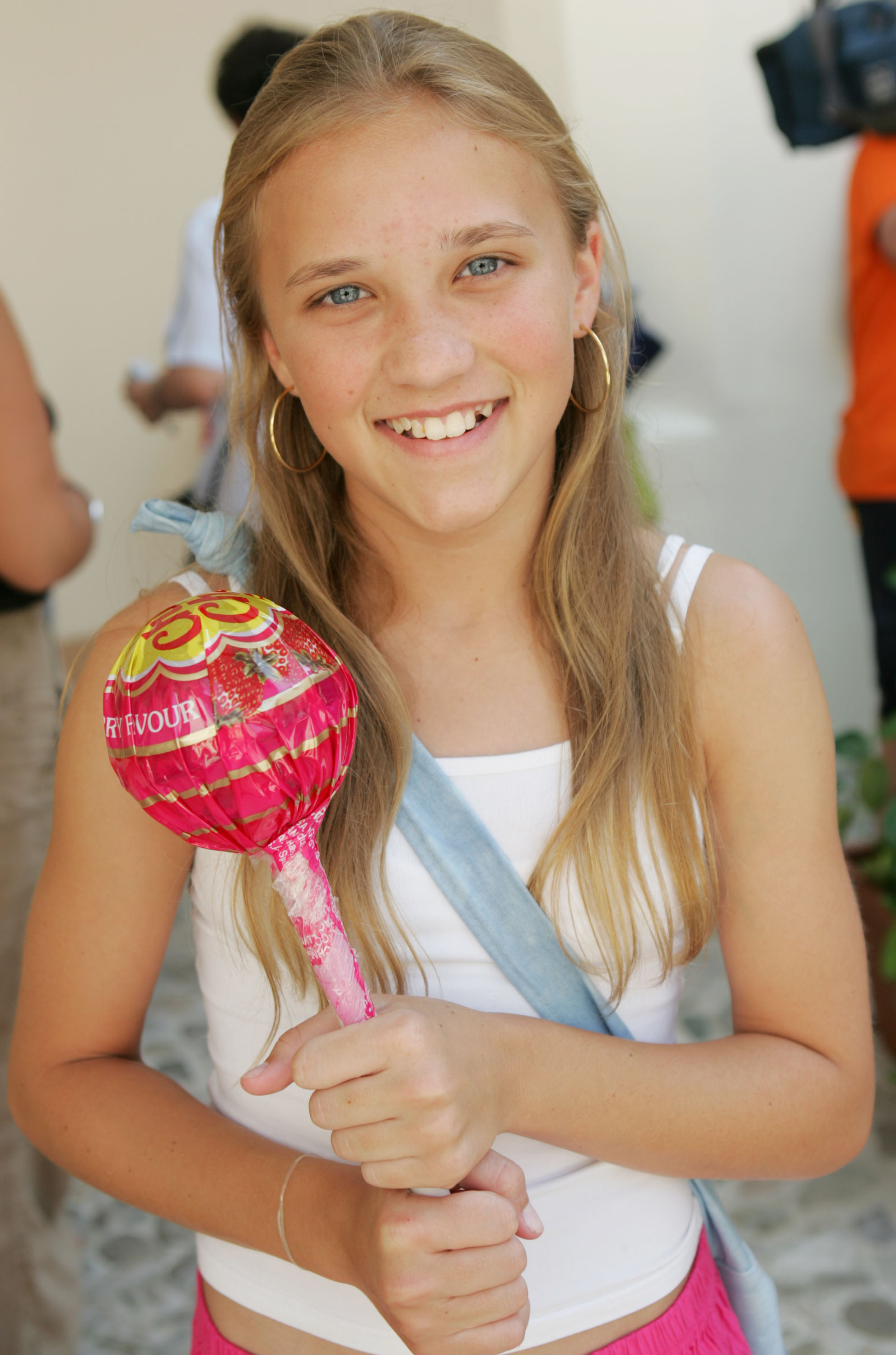 Emily Osment during the 2005 Giffoni International Children's Film Festival press conference and Q&A in Italy. | Source: Getty Images