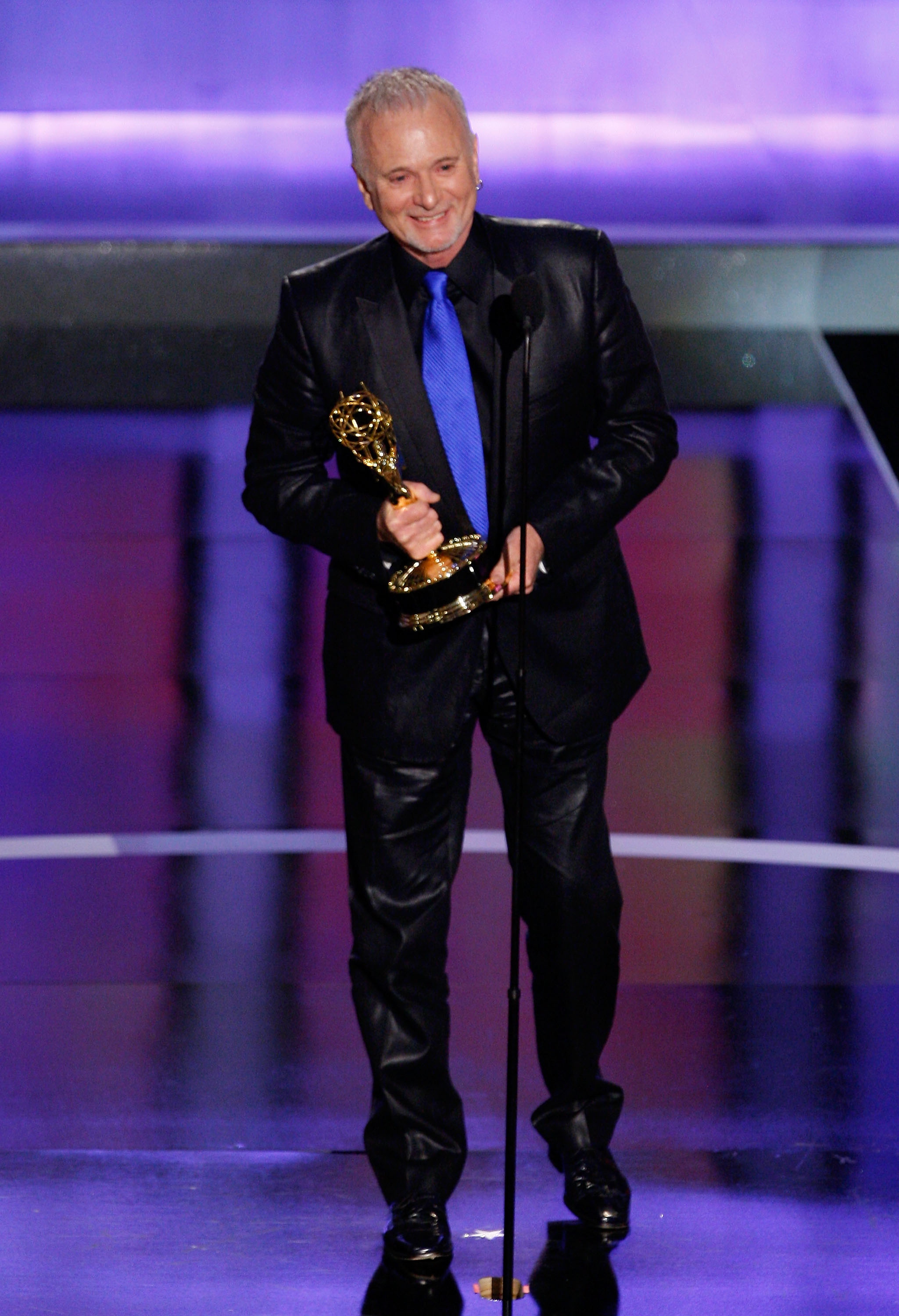 Anthony Geary accepts the award for Outstanding Lead Actor in a Drama Series during the 35th Annual Daytime Emmy Awards at the Kodak Theatre on June 20, 2008, in Hollywood, California | Source: Getty Images