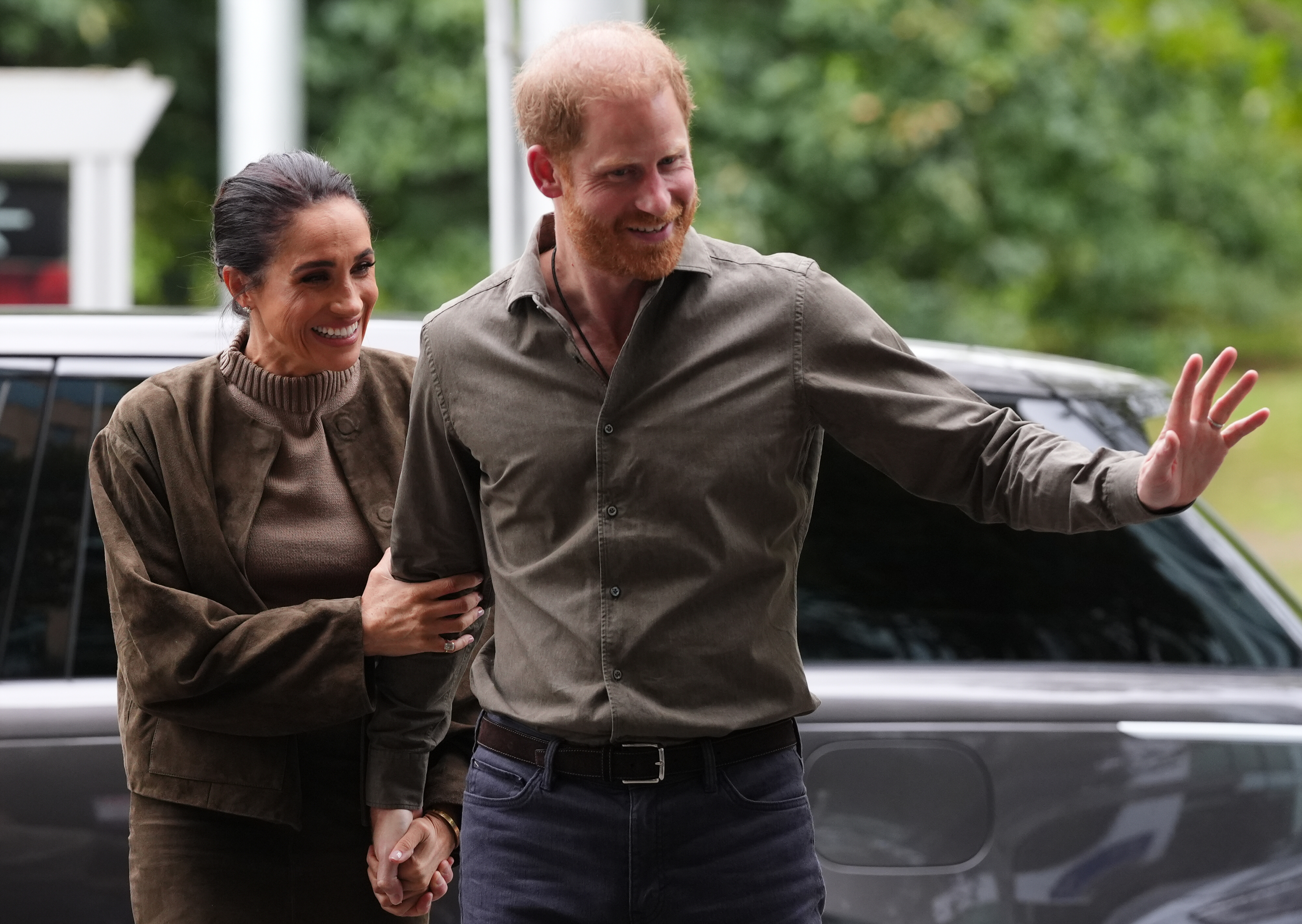 Prince Harry and Meghan Markle arrive at the Australian National Veterans Arts Museum in Southbank, Melbourne, Australia, on April 14, 2026, during their four-day visit to Australia. | Source: Getty Images.