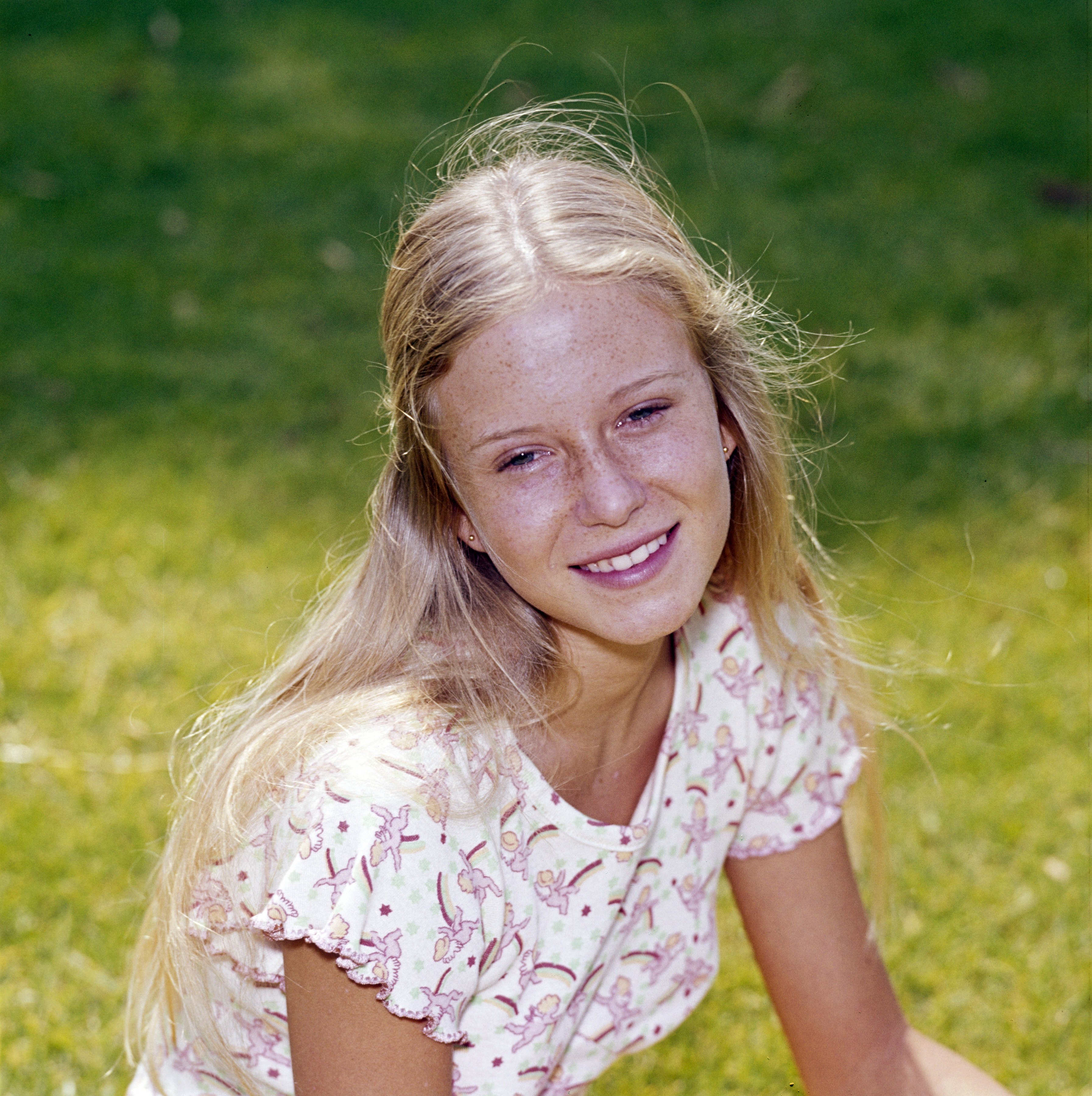 Eve Plumb rose to fame as a standout child star on classic television. In this photo, she posed for an "Ad Gallery" promotional shoot for "The Brady Bunch" on August 27, 1969. | Source: Getty Images