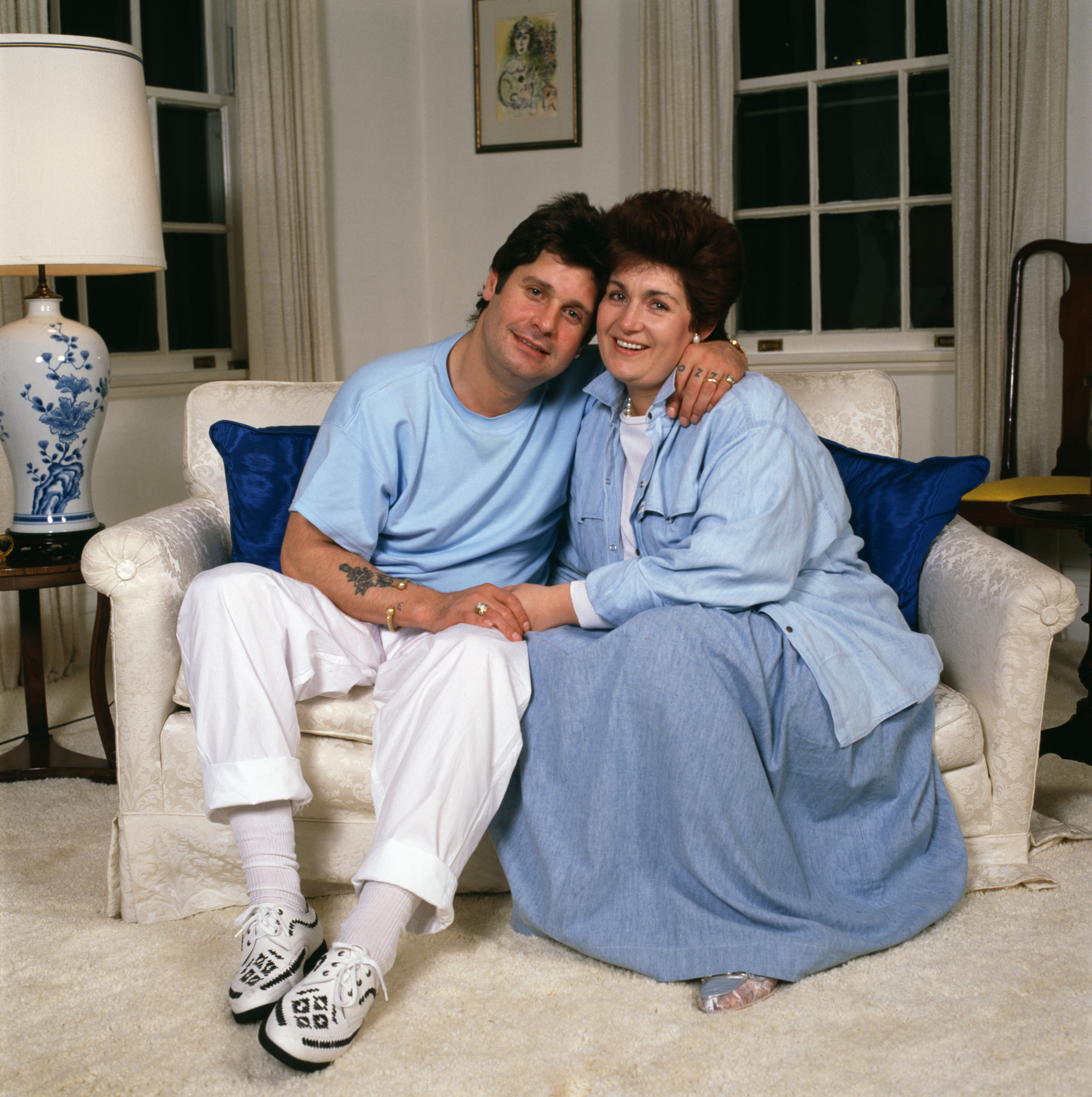 Sharon Osbourne at 34 years old. [Photo taken in January 1987]. | Fun Fact: Sharon played a pivotal role in rebuilding Ozzy Osbourne's career after his departure from Black Sabbath in 1979. During a 2018 discussion with students at the Liverpool Institute for Performing Arts, she recalled that they initially had very little money and that establishing his solo career required tremendous effort, setting the stage for his success throughout the 1980s.