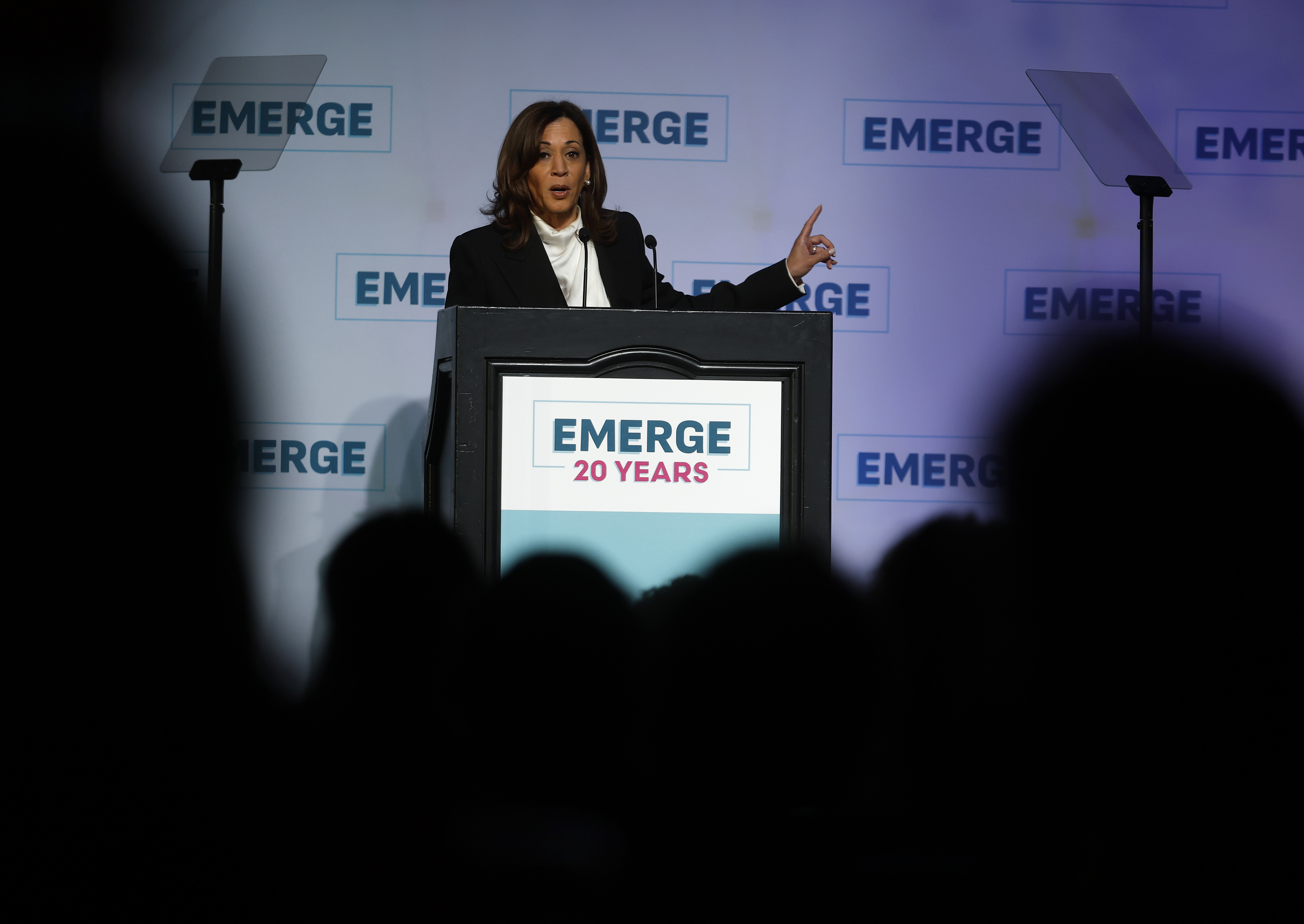 Kamala Harris at the Emerge 20th Anniversary Gala. | Source: Getty Images