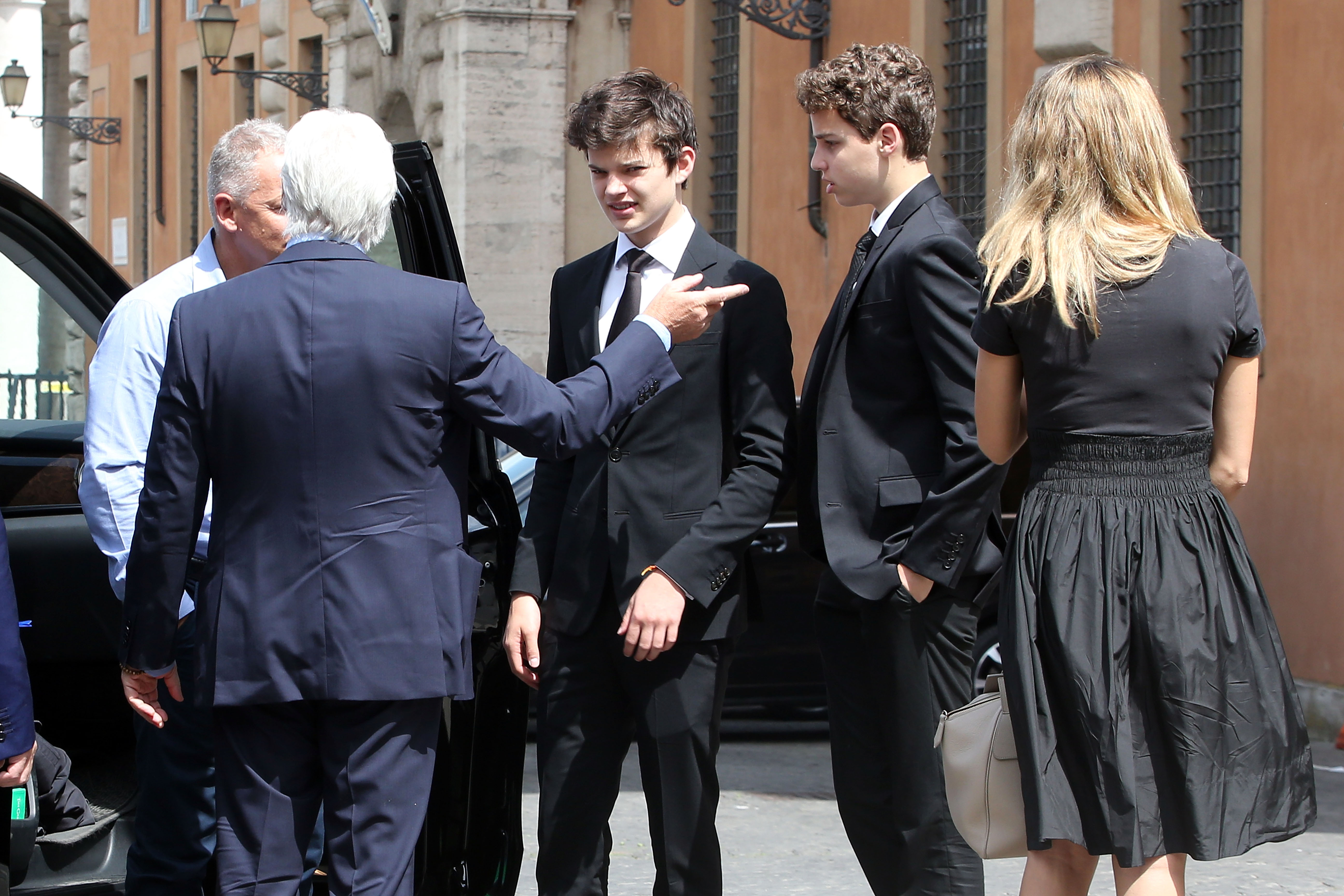Homer Gere attended a Vatican event with his father in 2016 as he transitioned from childhood into his late teenage years.