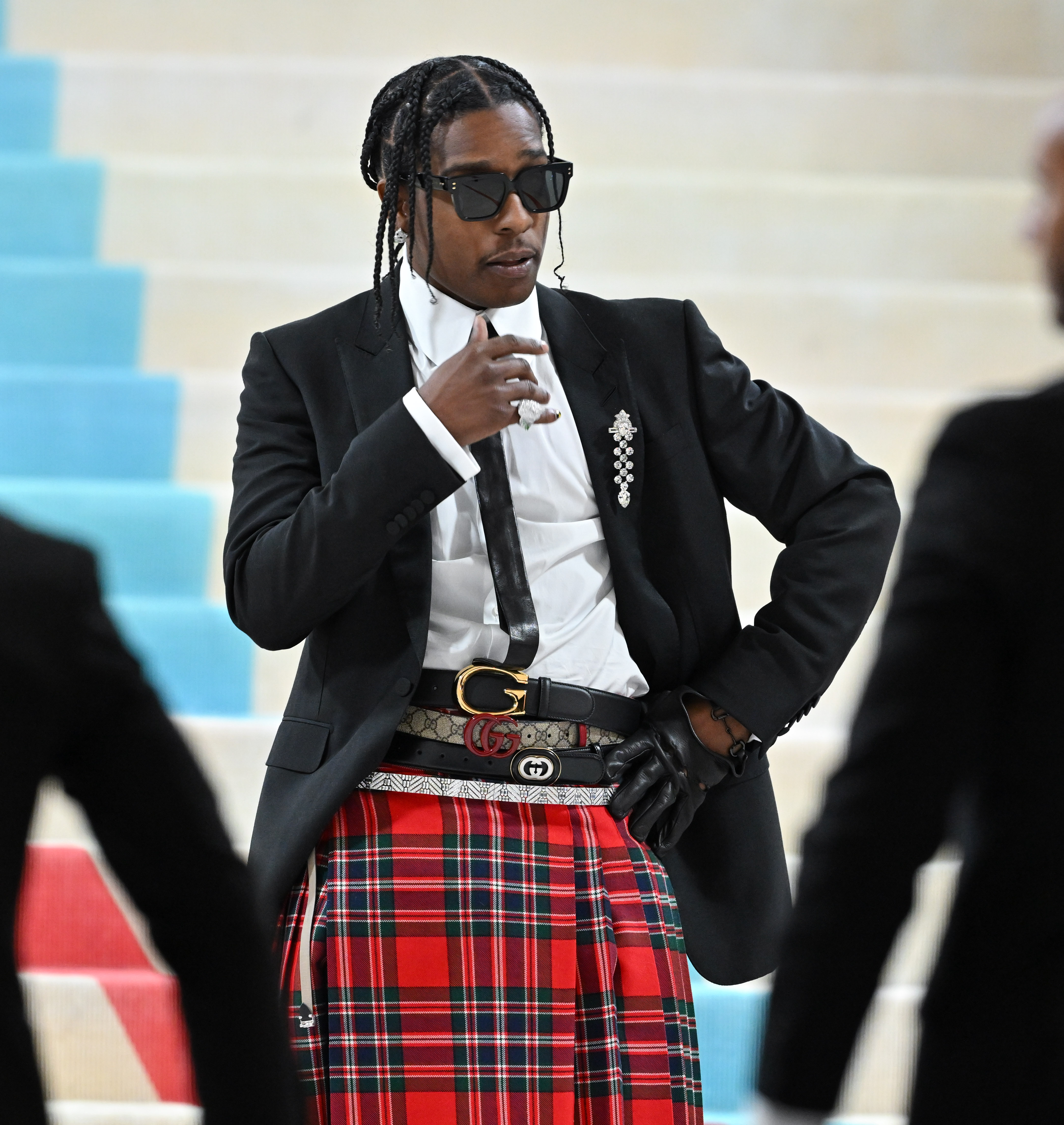 A$AP Rocky attends The Met Gala Celebrating "Karl Lagerfeld: A Line Of Beauty" at The Metropolitan Museum of Art on May 1, 2023, in New York City | Source: Getty Images