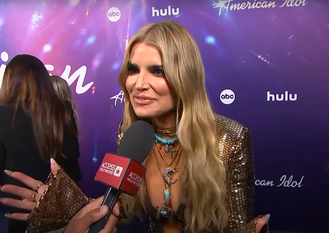 Jessica Simpson expressing excitement over the fact that she performed on "American Idol," posted on May 19, 2025. | Source: YouTube/Access Hollywood