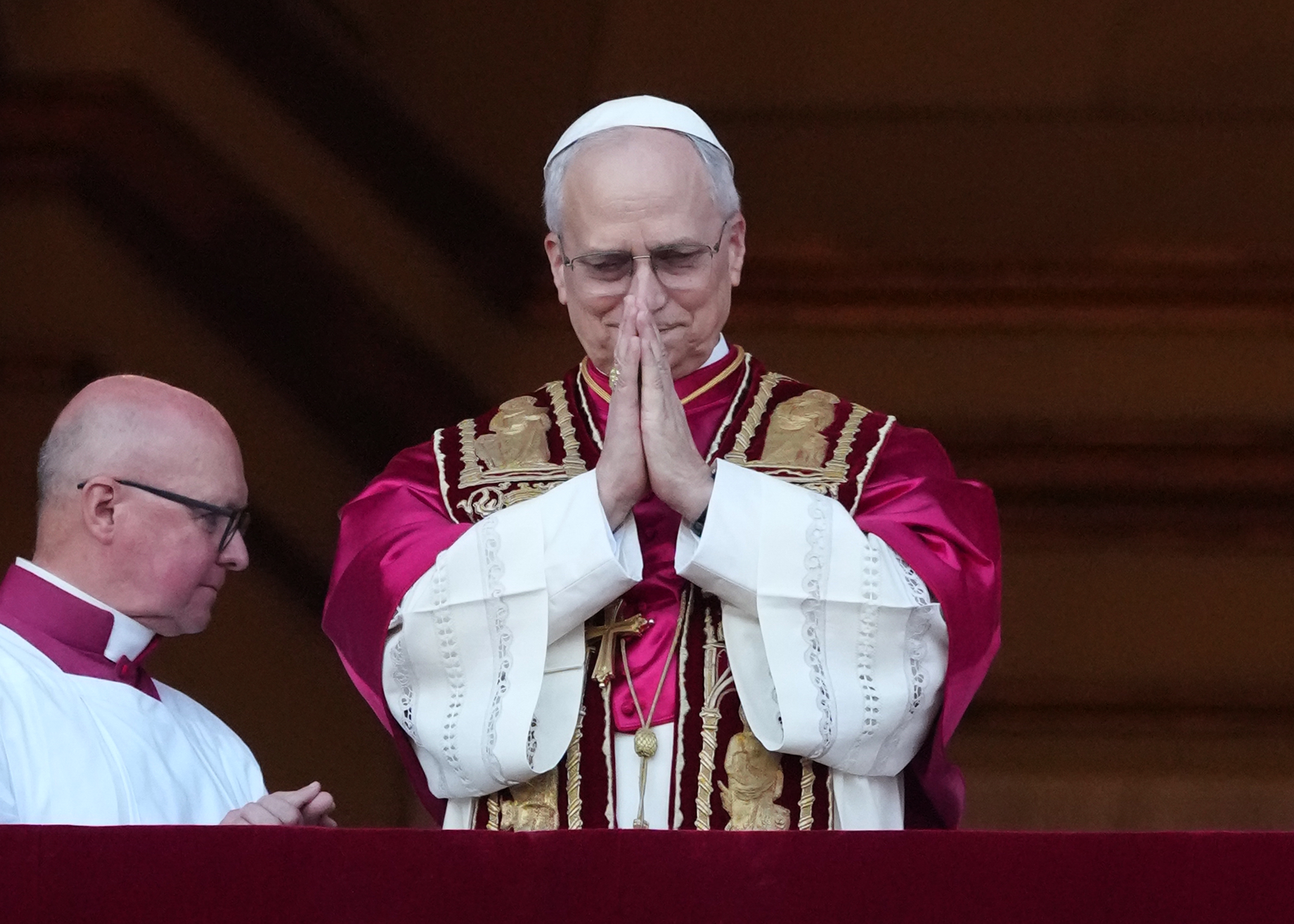Pope Leo XIV is seen for the first time on May 8, 2025, in Vatican City | Source: Getty Images