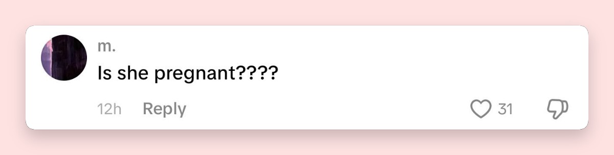 Netizen comment about Zendaya, posted on May 21, 2026. | Source: TikTok/@harpersbazaar