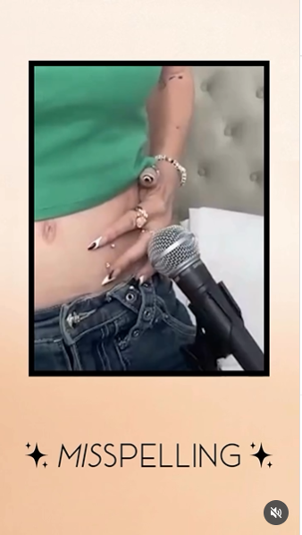 Tori Spelling's belly piercings, from a post dated May 20, 2024 | Source: Instagram/Torispelling