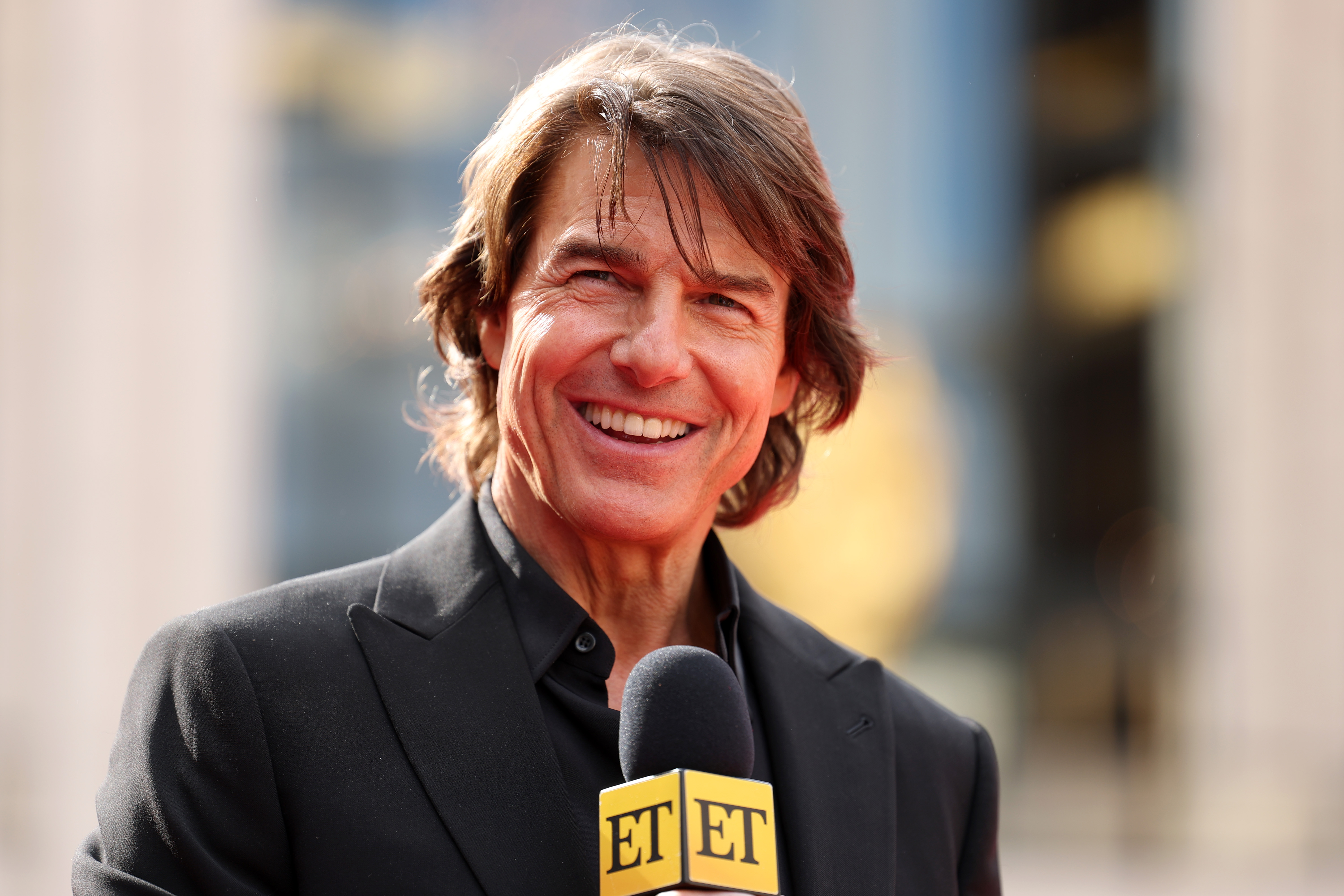 Tom Cruise arrives at the premiere of "Mission: Impossible – The Final Reckoning" at Lincoln Center Plaza in New York, on May 18, 2025 | Source: Getty Images